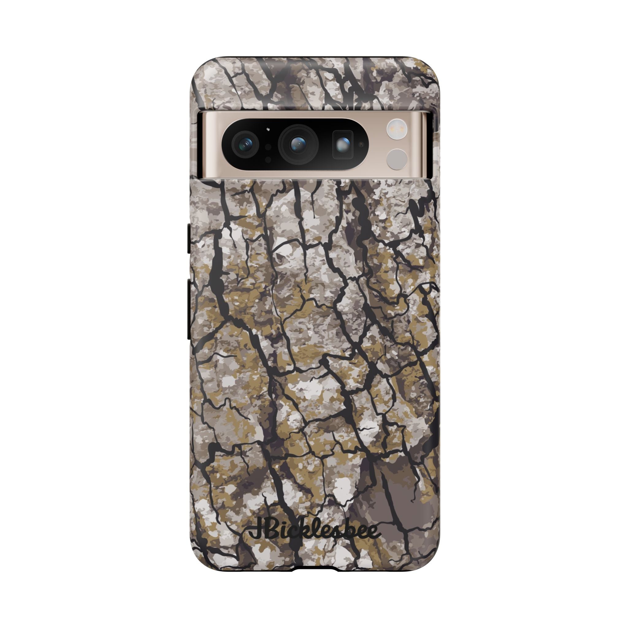 Alpha Tree Bark Camo Pixel Tough Case