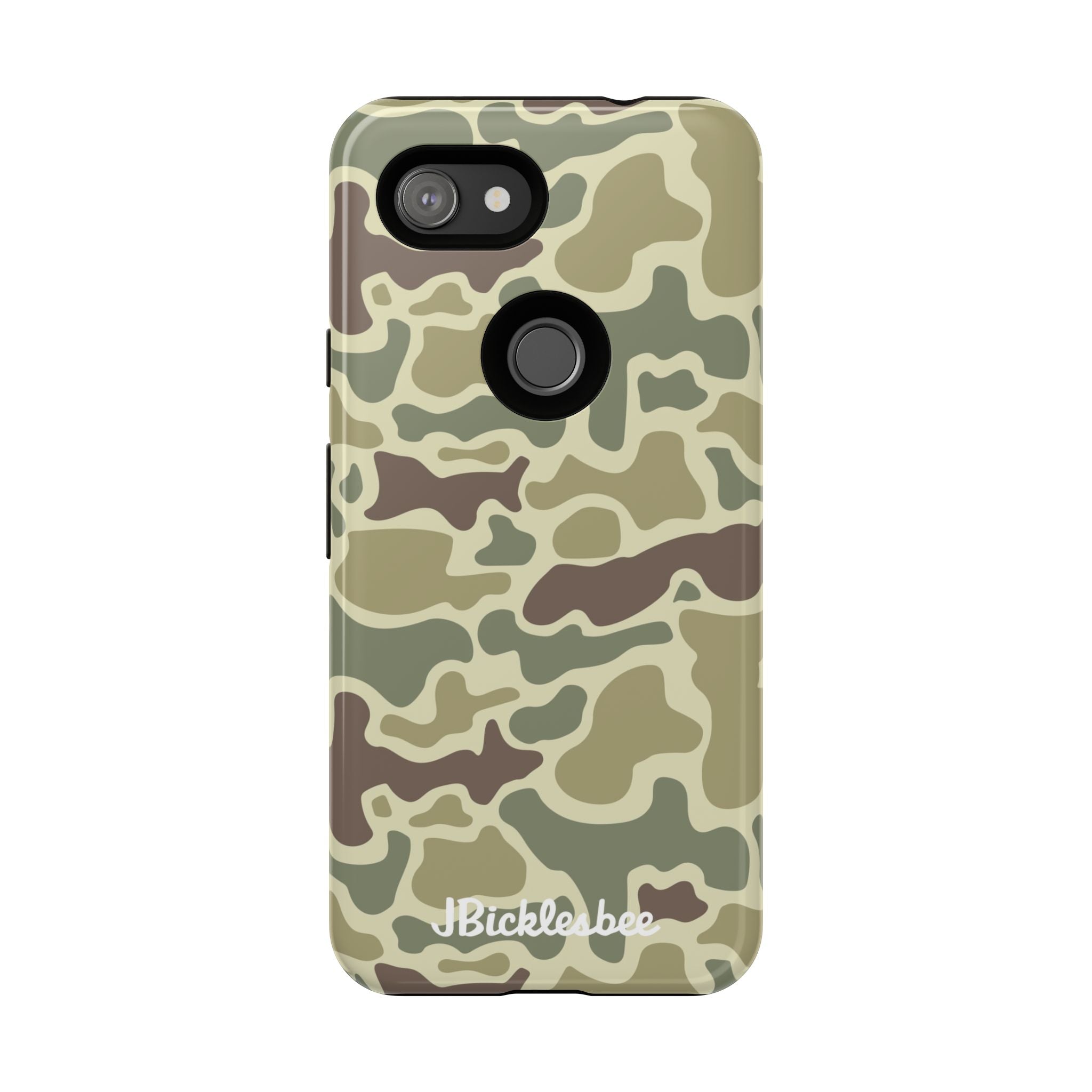 Retro Forest Duck Camo Pixel Tough Case