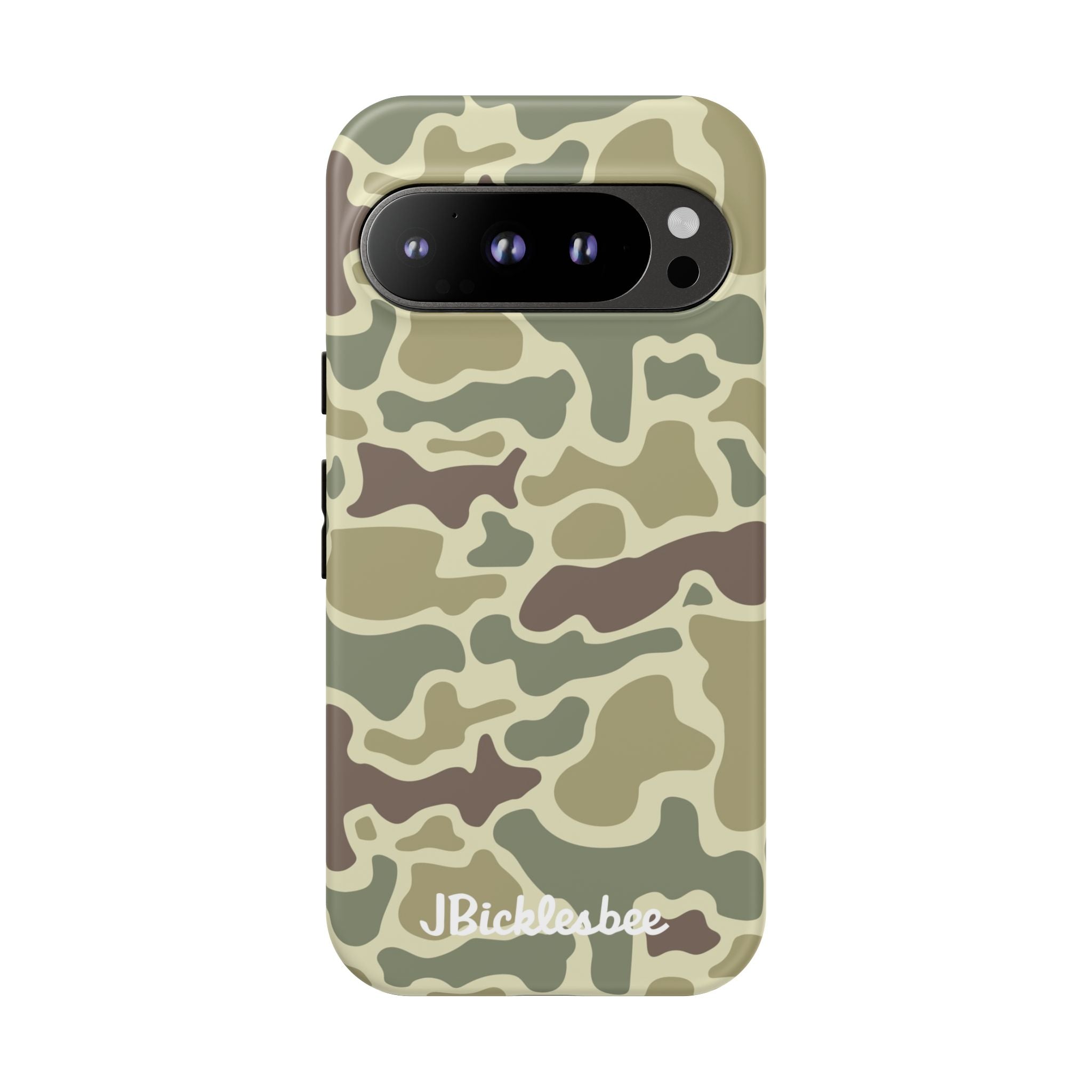 Retro Forest Duck Camo Pixel Tough Case