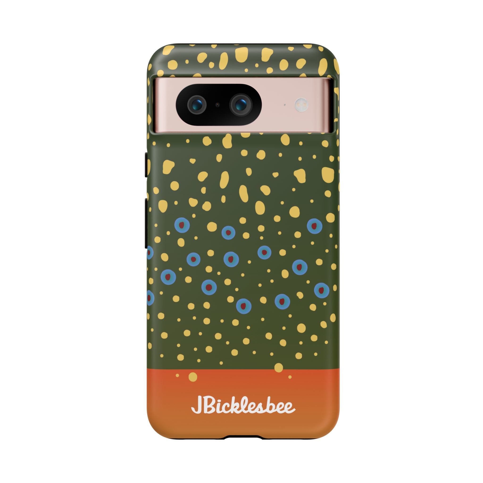 Brook Trout Pattern Pixel Tough Case