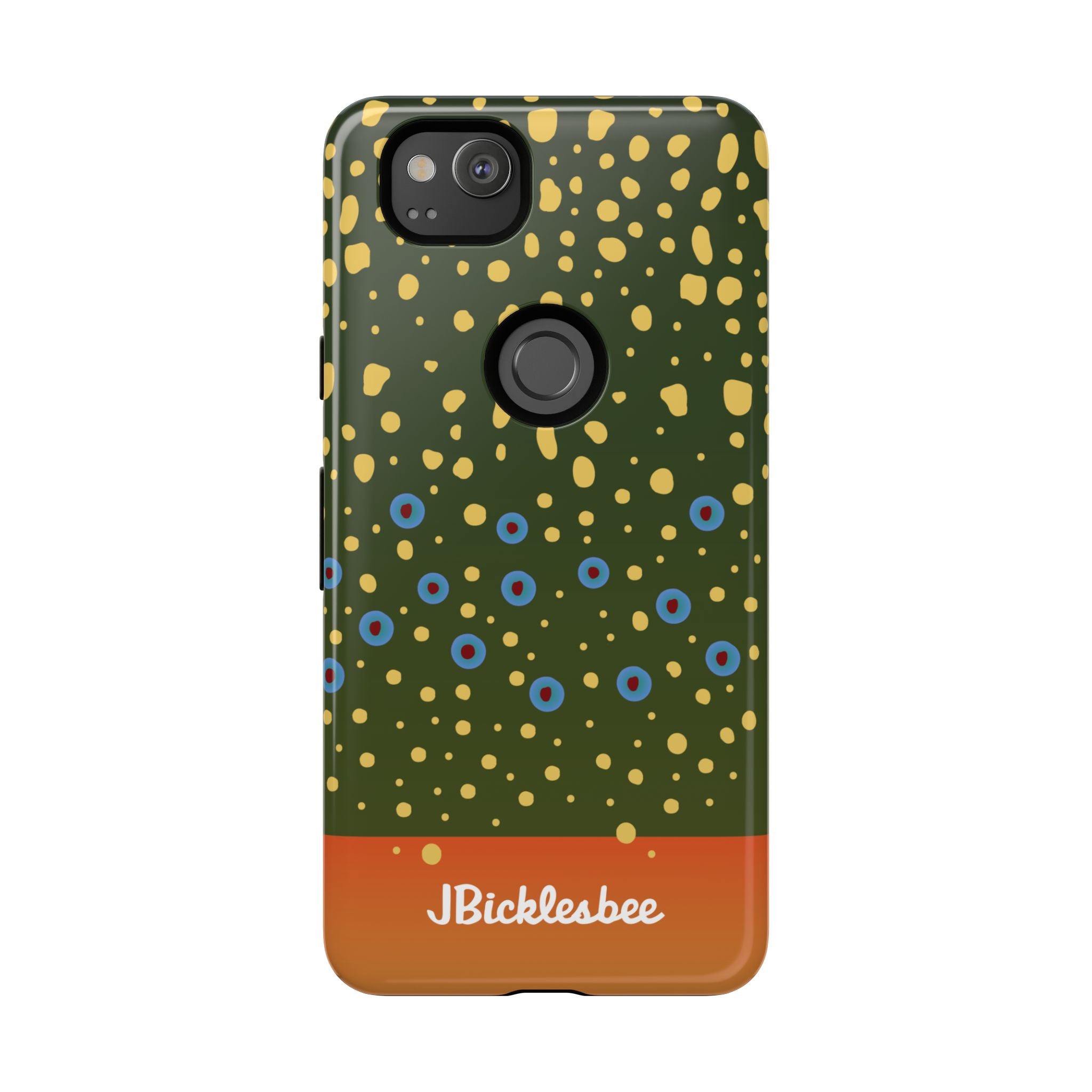 Brook Trout Pattern Pixel Tough Case