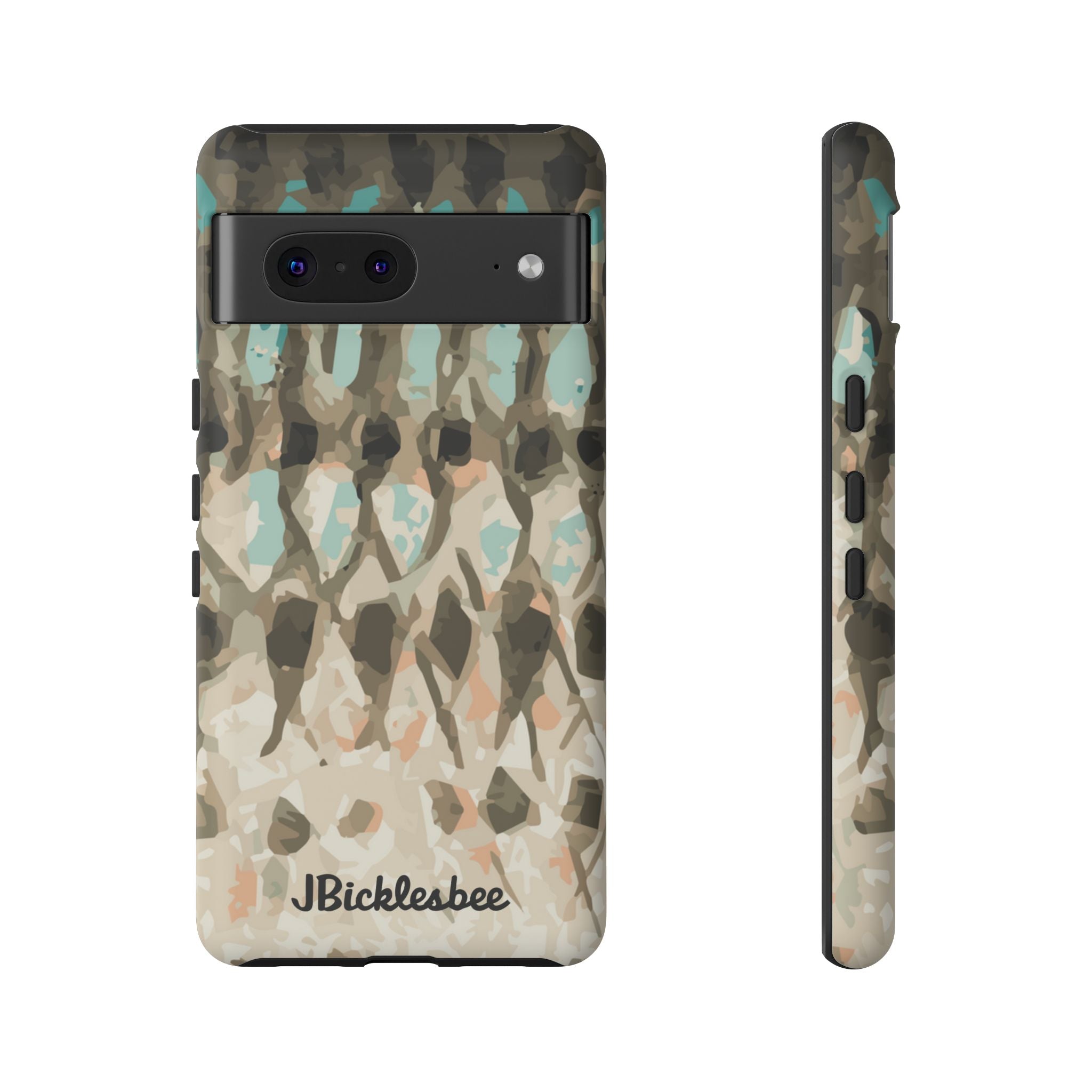 Striped Bass Rockfish Pattern Pixel Tough Case