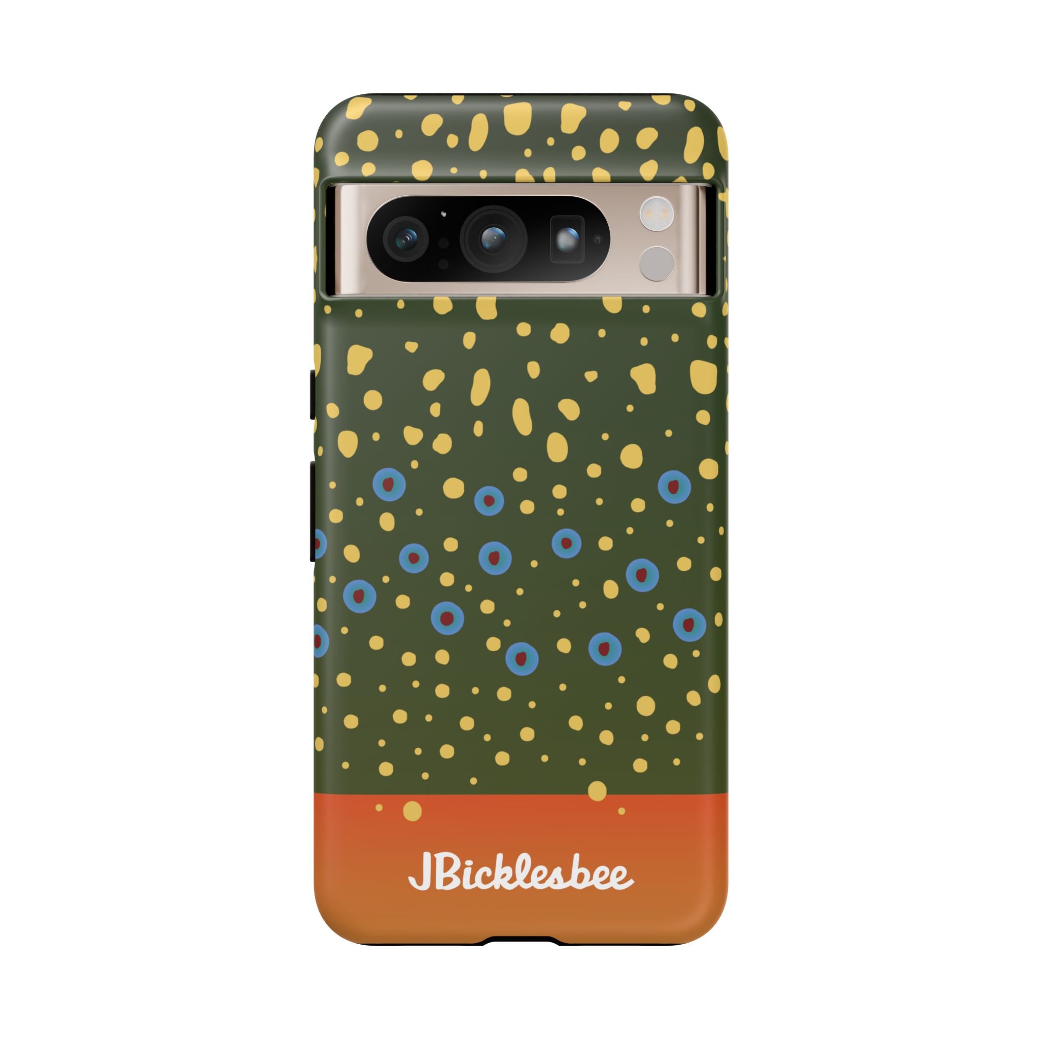 Brook Trout Pattern Pixel Tough Case