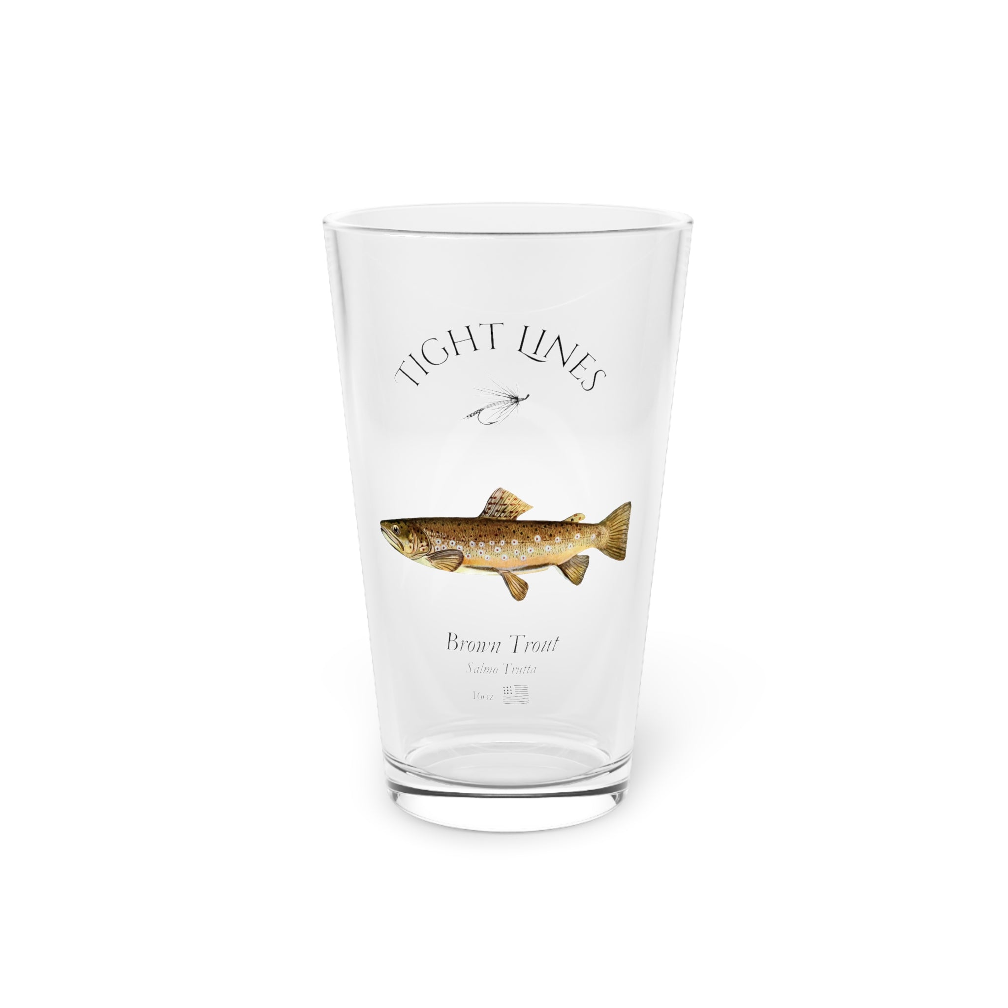 Brown Trout Pint Glass