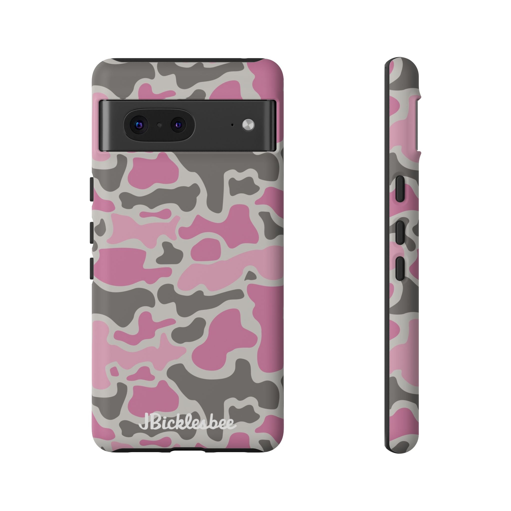 Pink Retro Duck Camo Pixel Tough Case