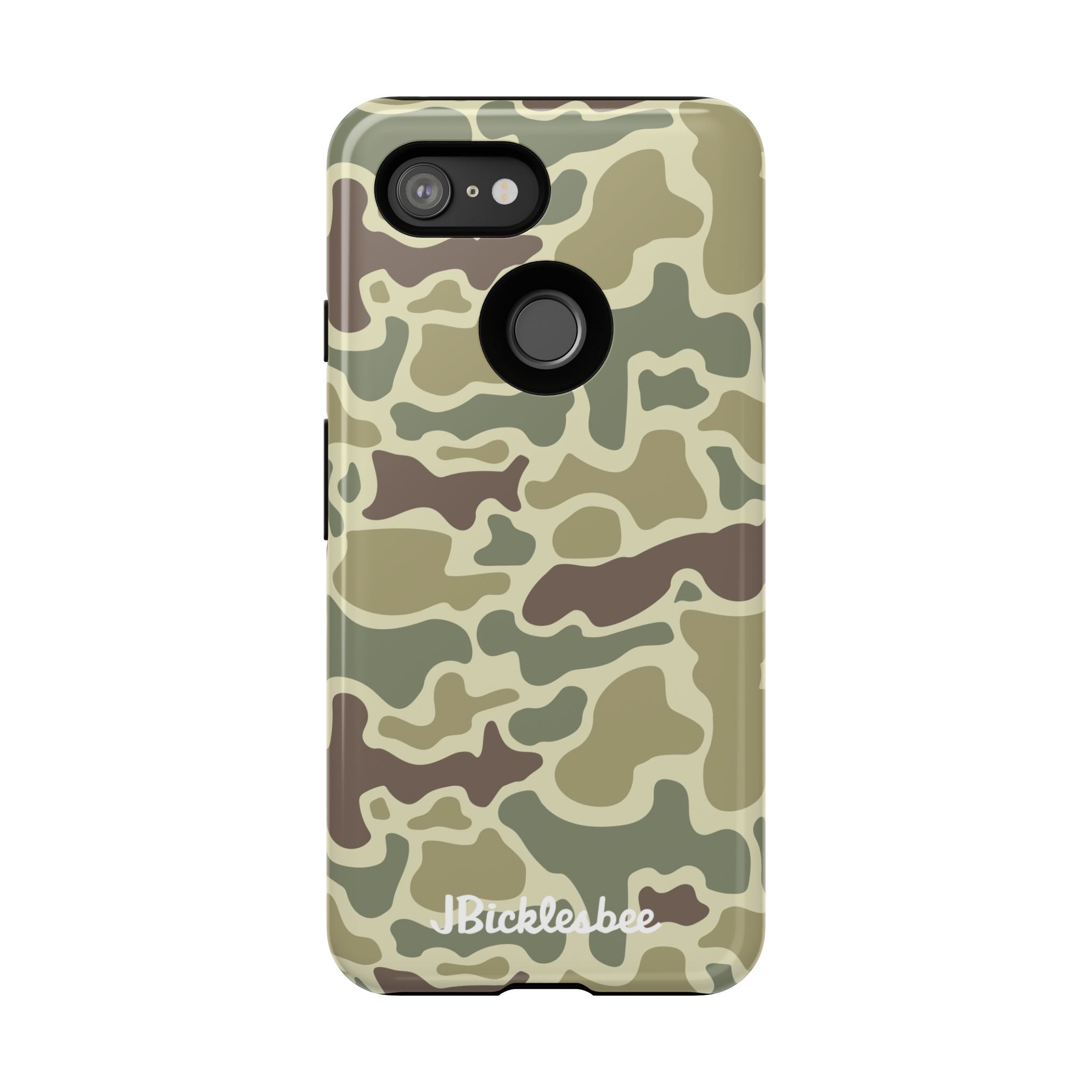 Retro Forest Duck Camo Pixel Tough Case