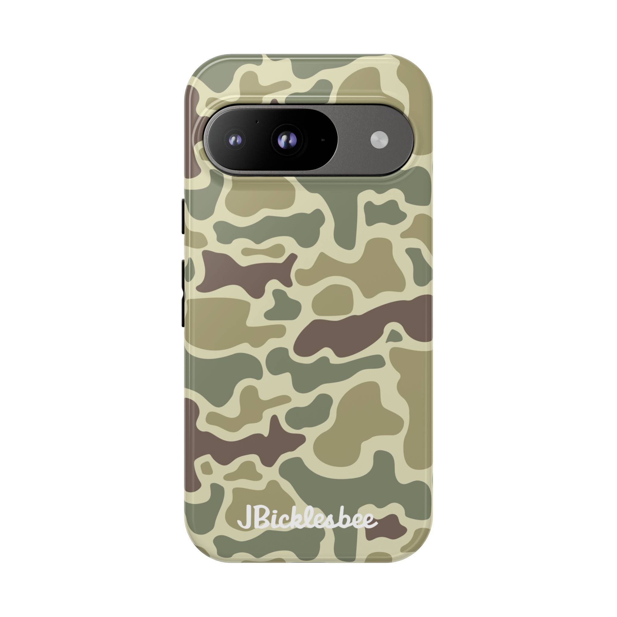 Retro Forest Duck Camo Pixel Tough Case