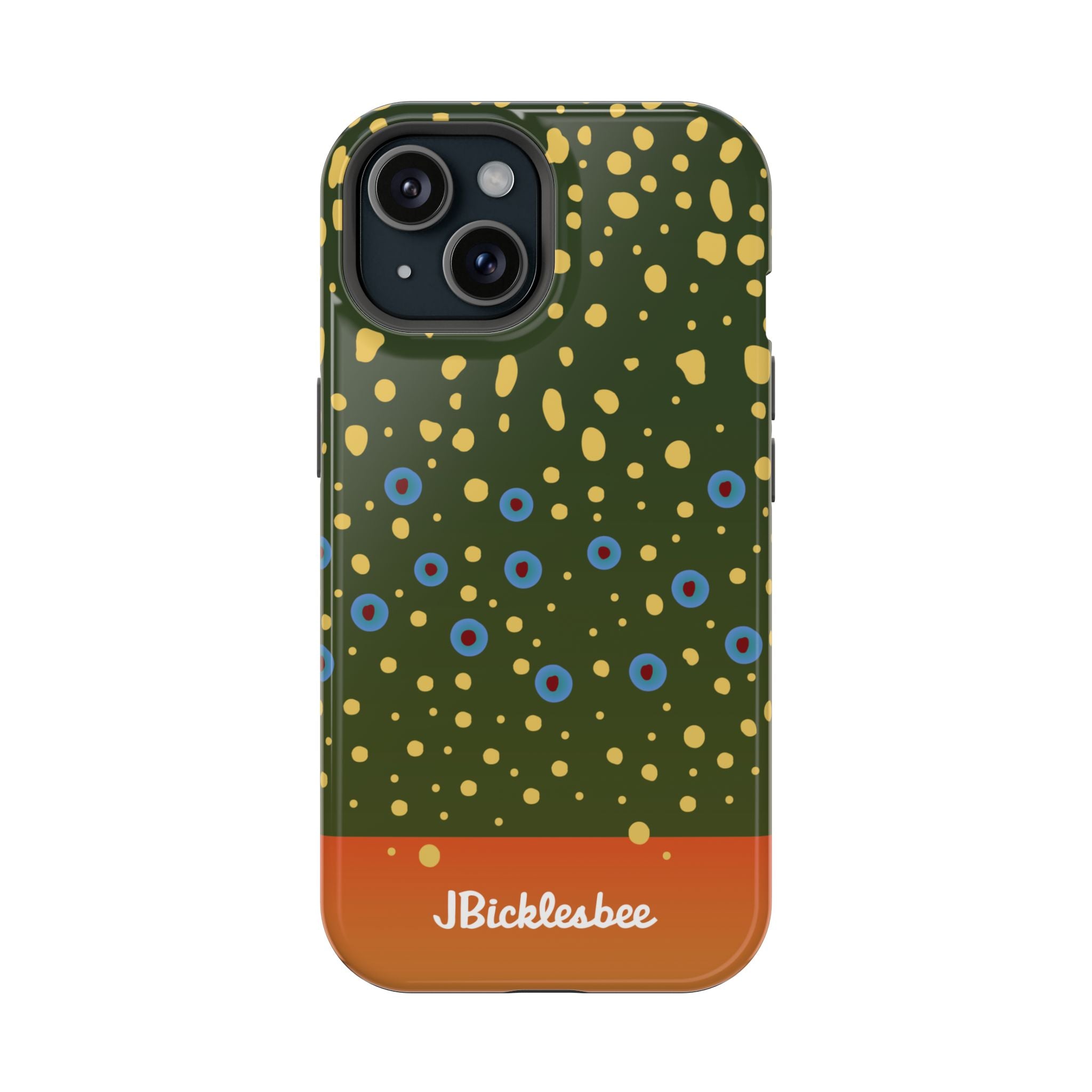 Brook Trout Pattern MagSafe iPhone Case