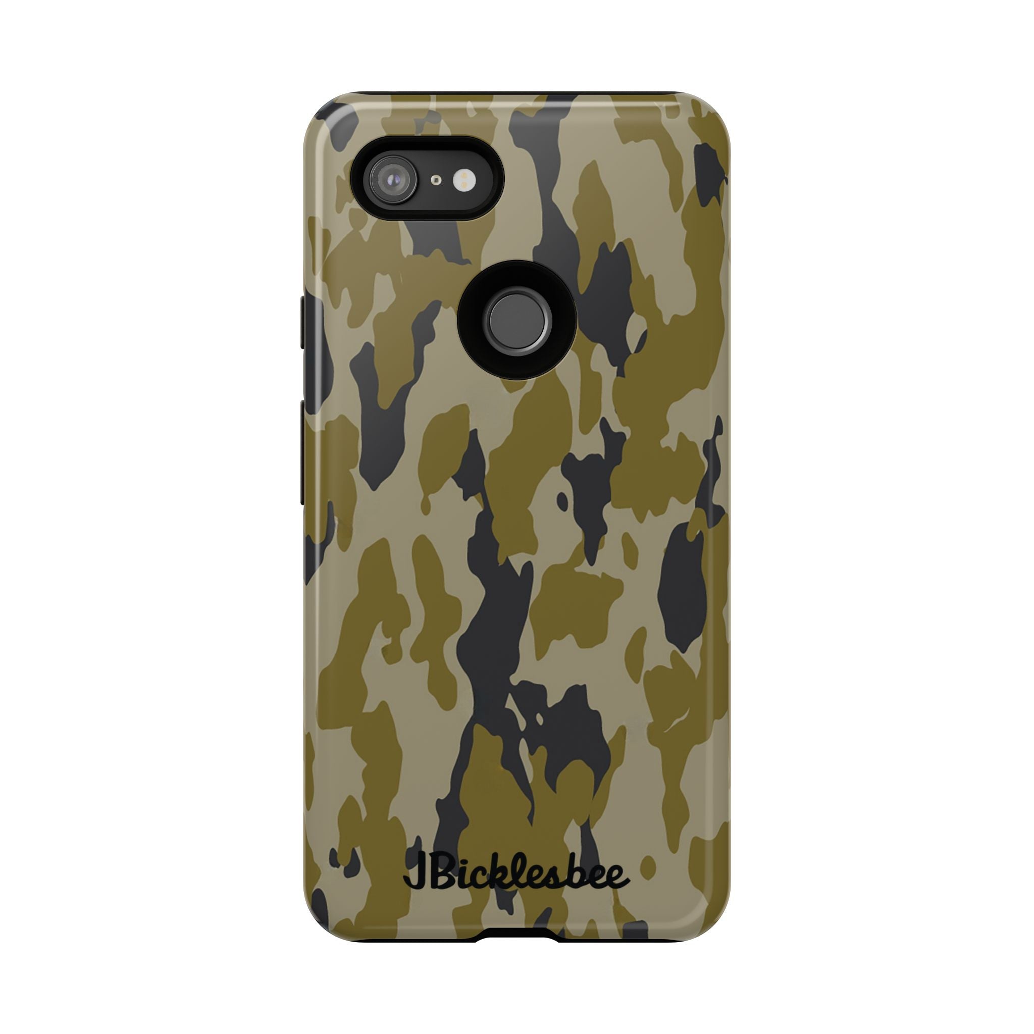 Retro Bark Camo Pixel Tough Case