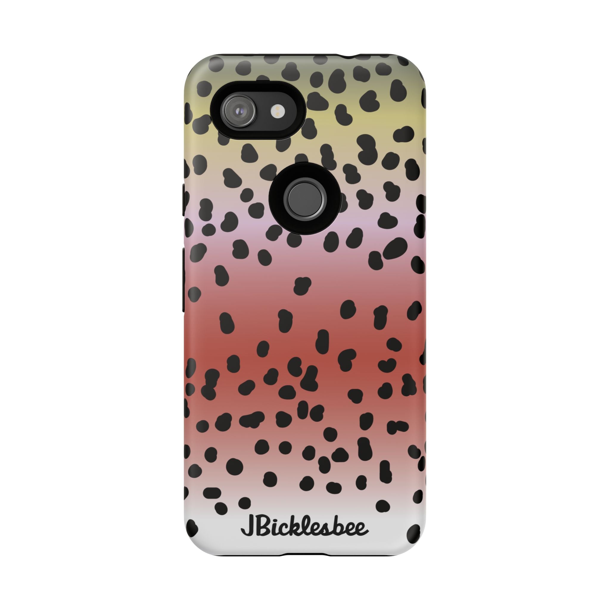 Rainbow Trout Pattern Pixel Tough Case