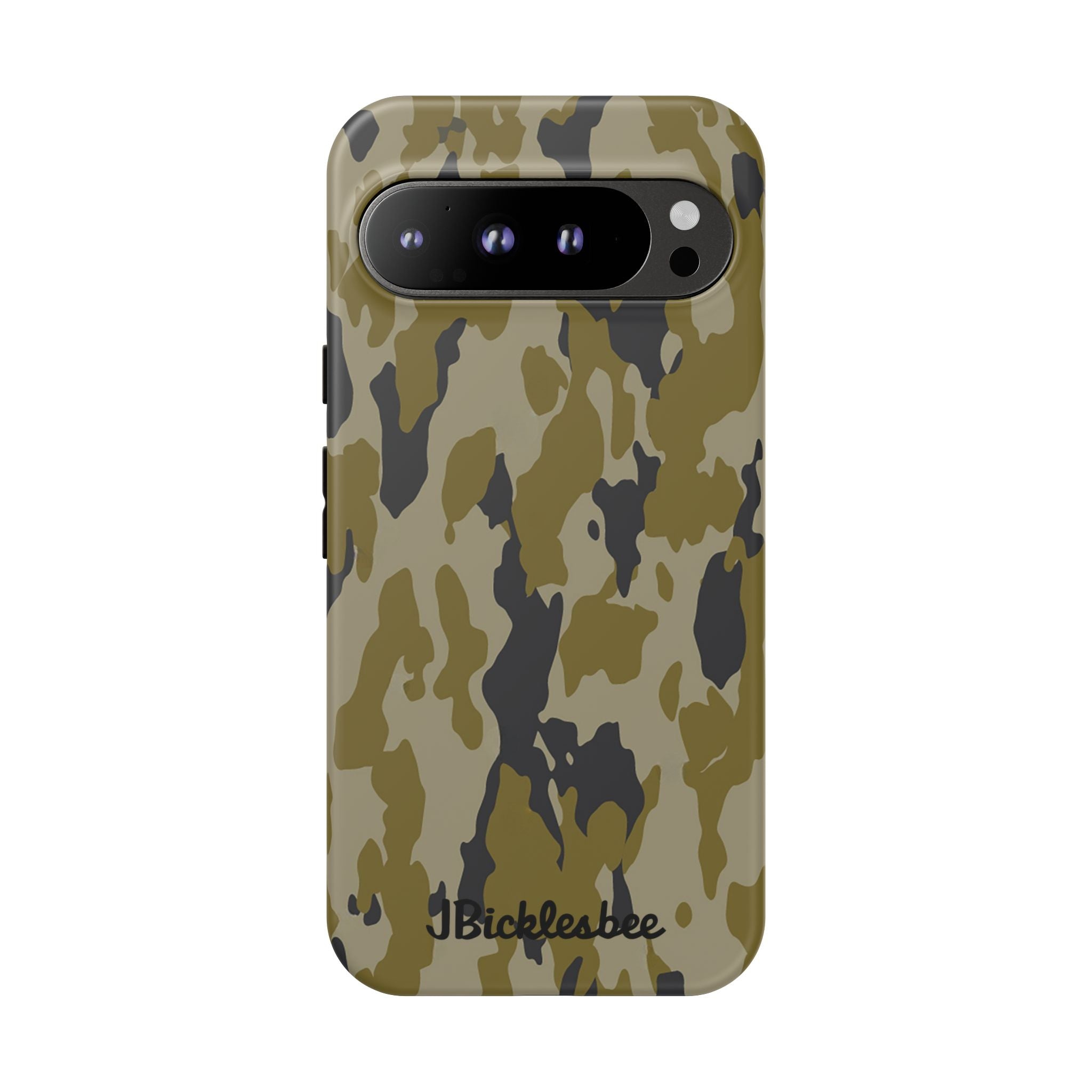 Retro Bark Camo Pixel Tough Case