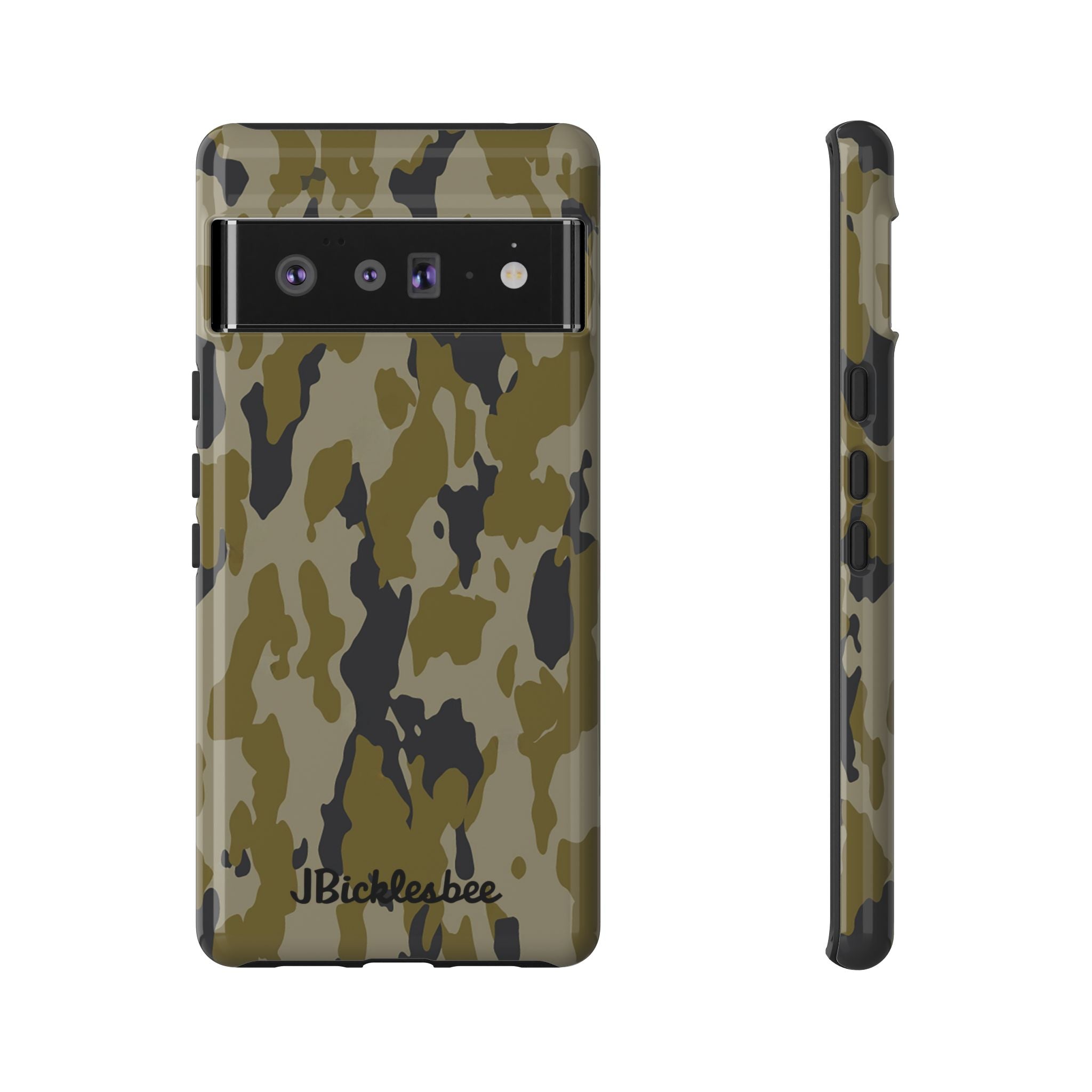 Retro Bark Camo Pixel Tough Case