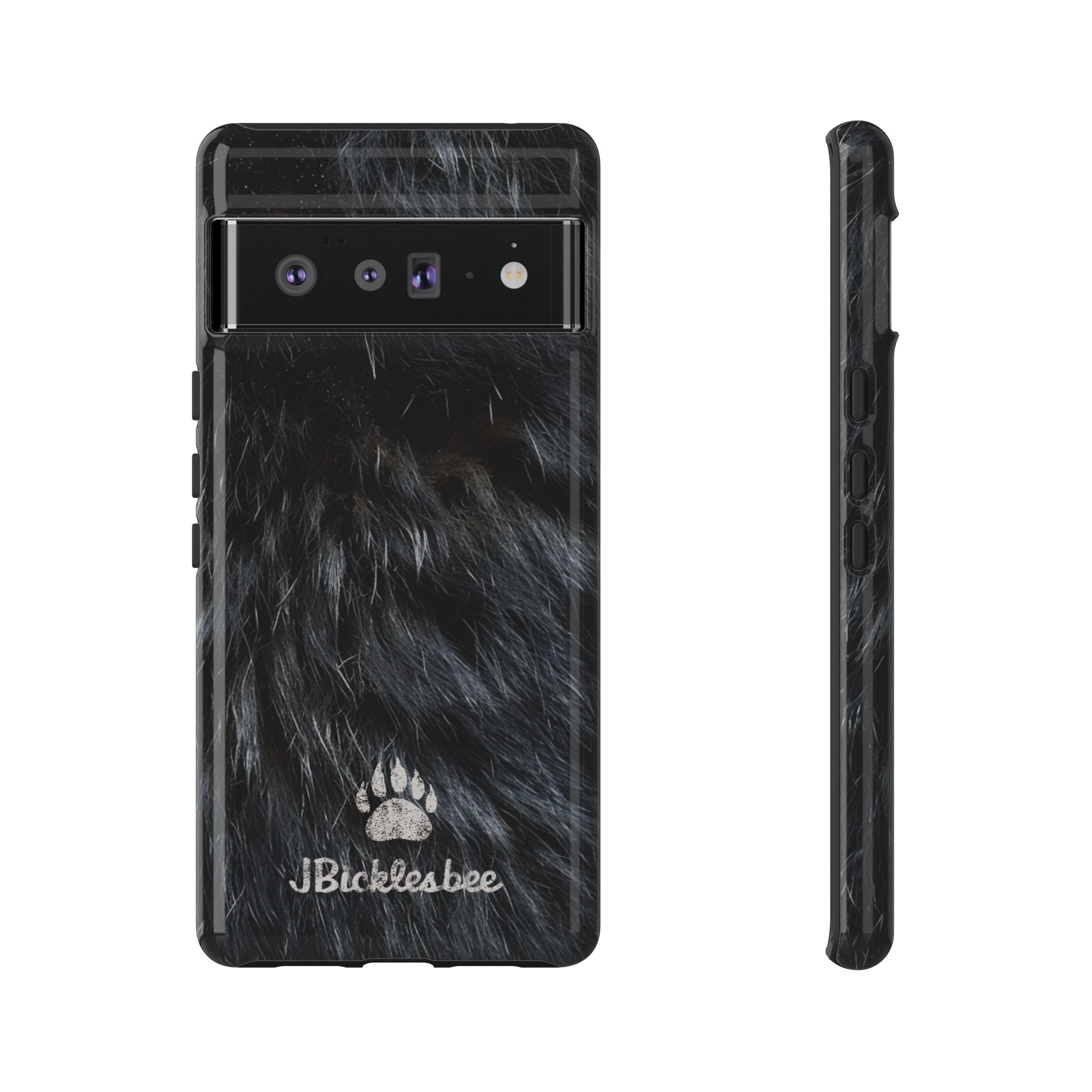 Black Bear Hunter Pixel Tough Case