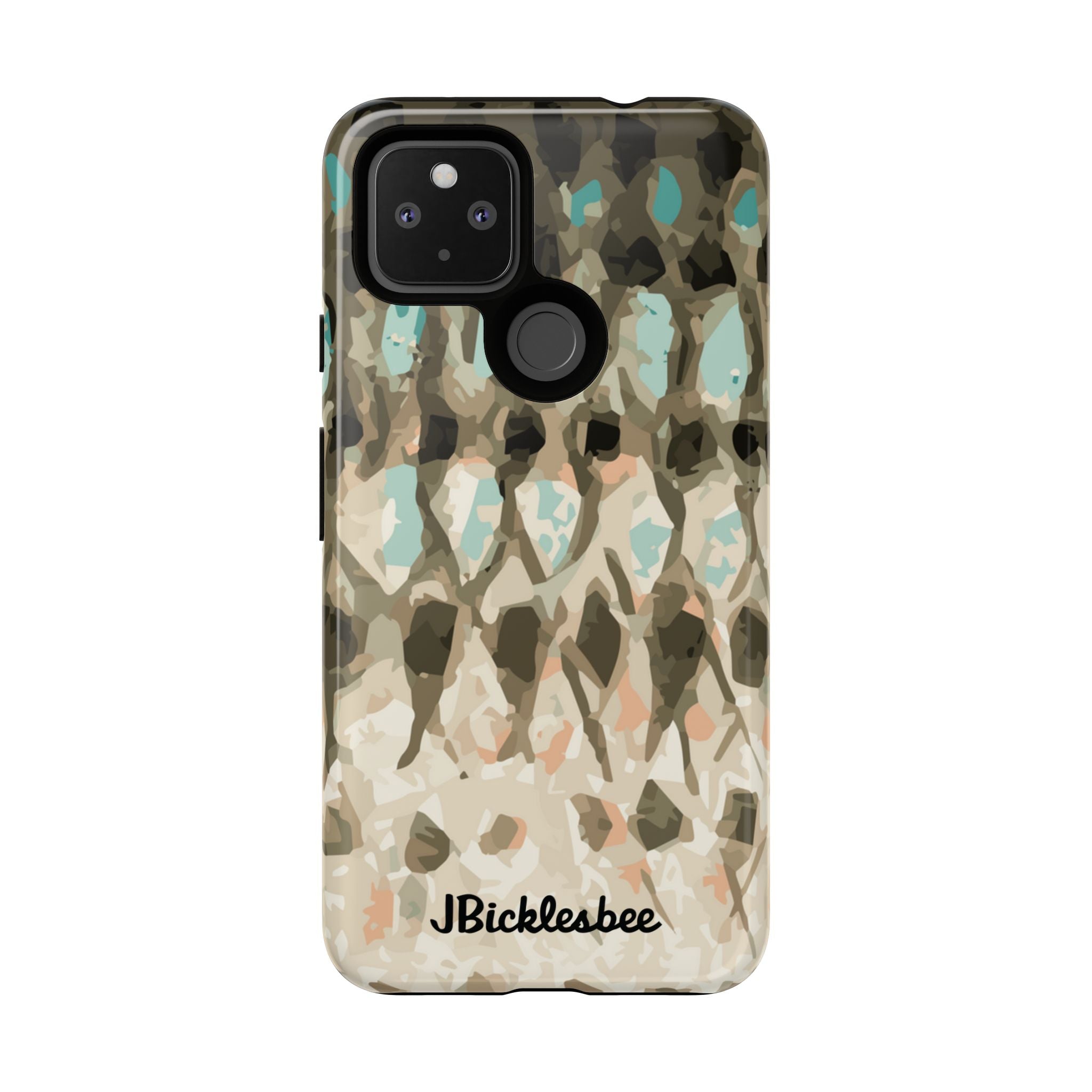 Striped Bass Rockfish Pattern Pixel Tough Case