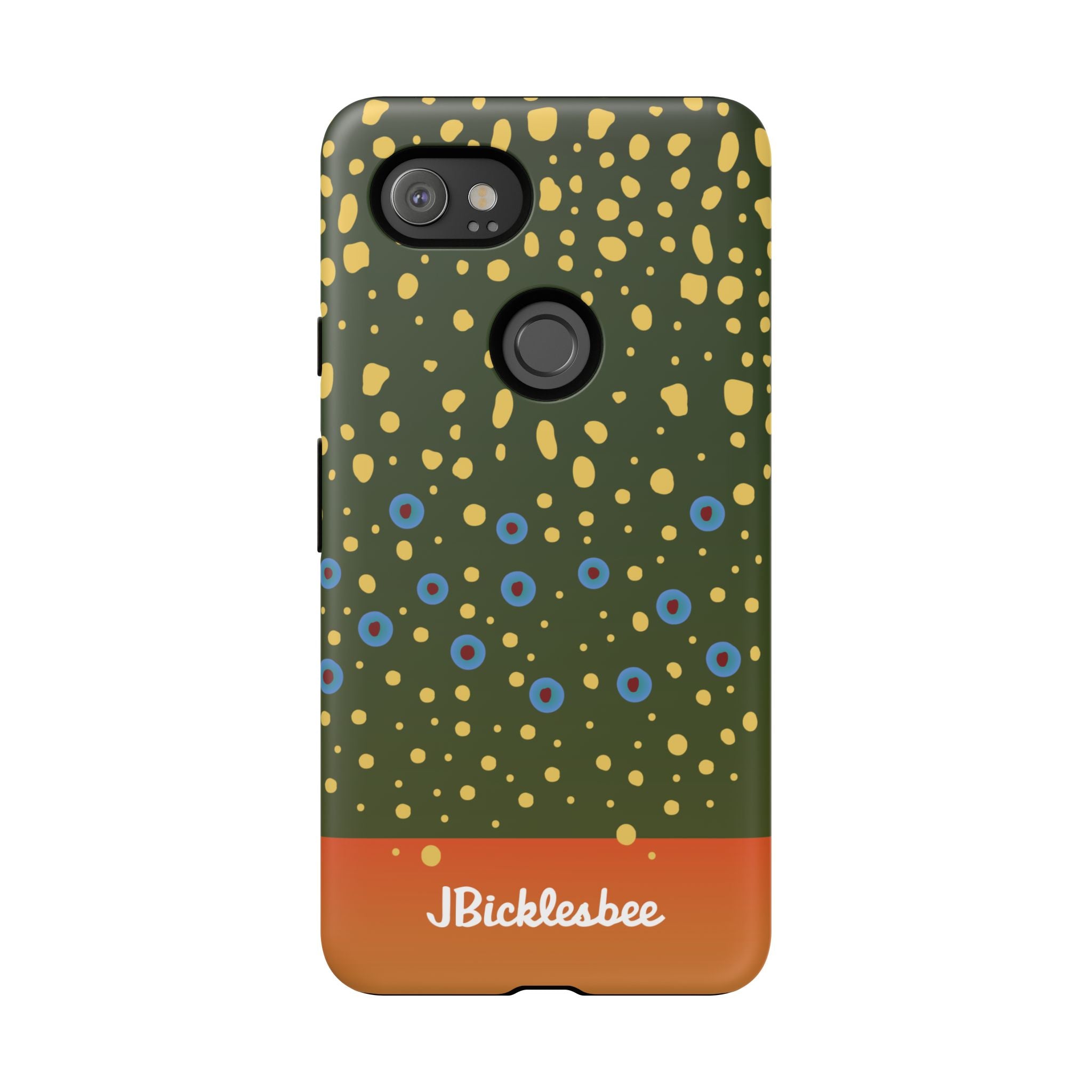 Brook Trout Pattern Pixel Tough Case