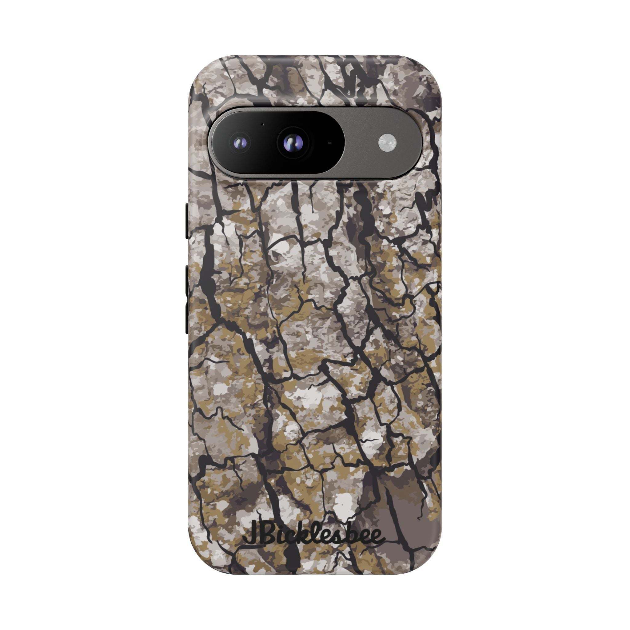 Alpha Tree Bark Camo Pixel Tough Case