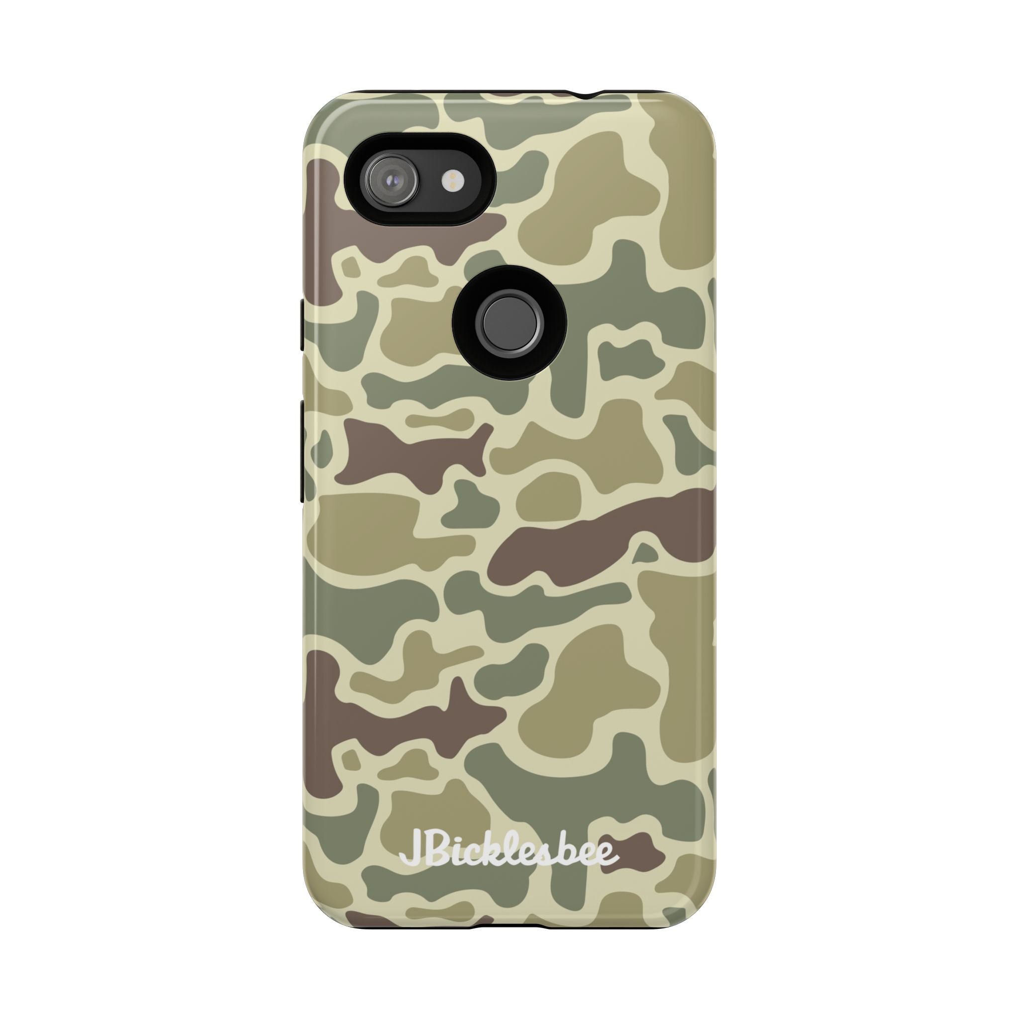 Retro Forest Duck Camo Pixel Tough Case