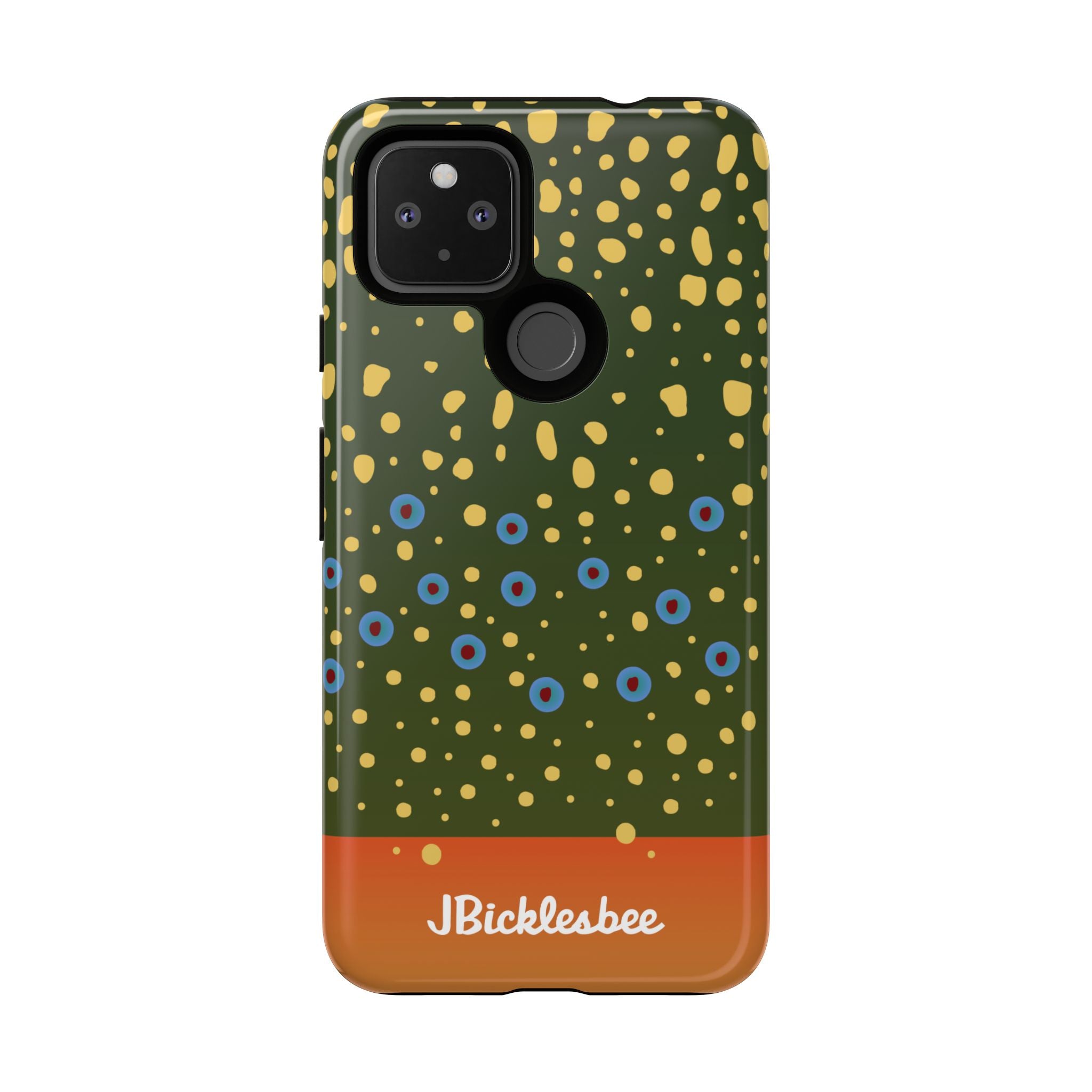 Brook Trout Pattern Pixel Tough Case