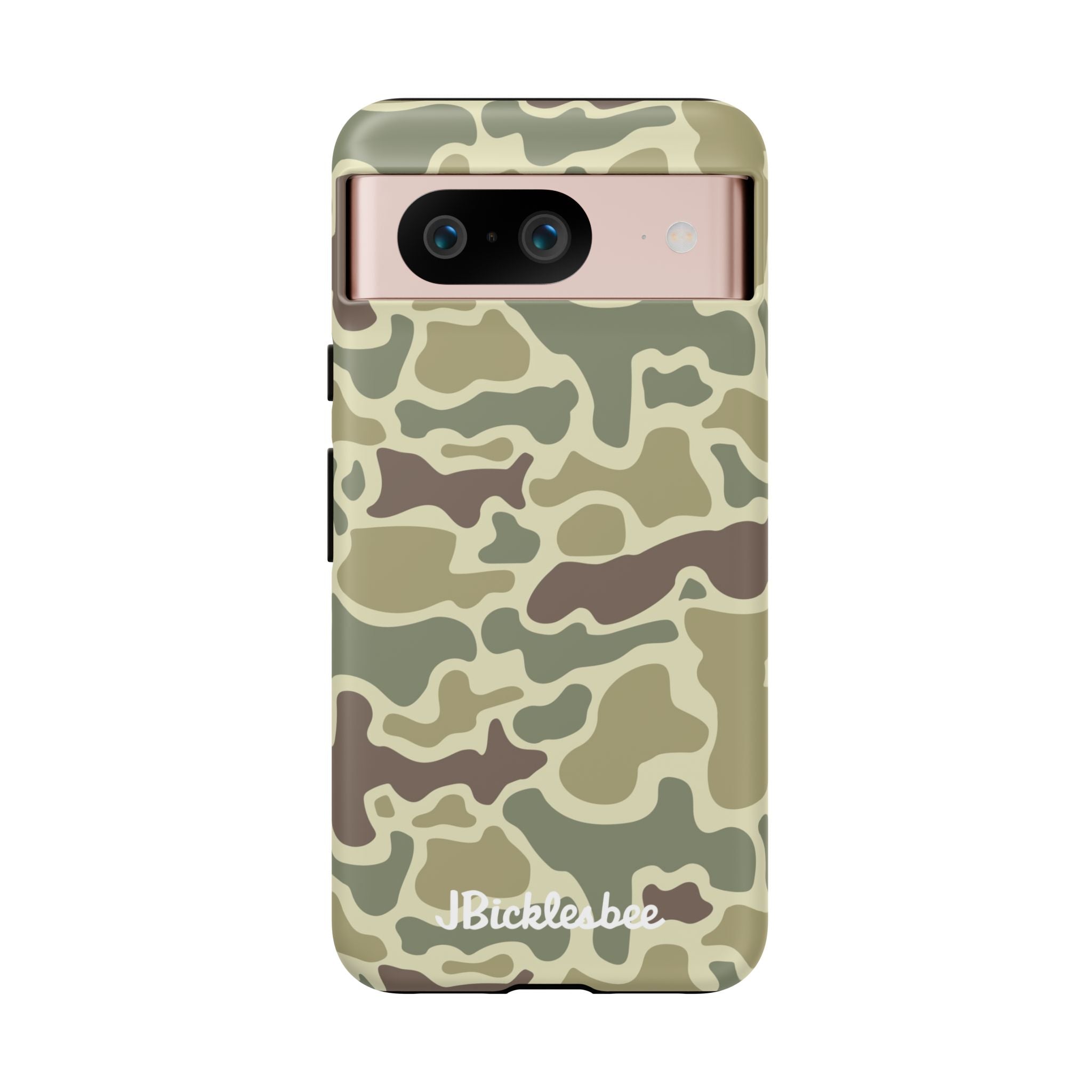 Retro Forest Duck Camo Pixel Tough Case