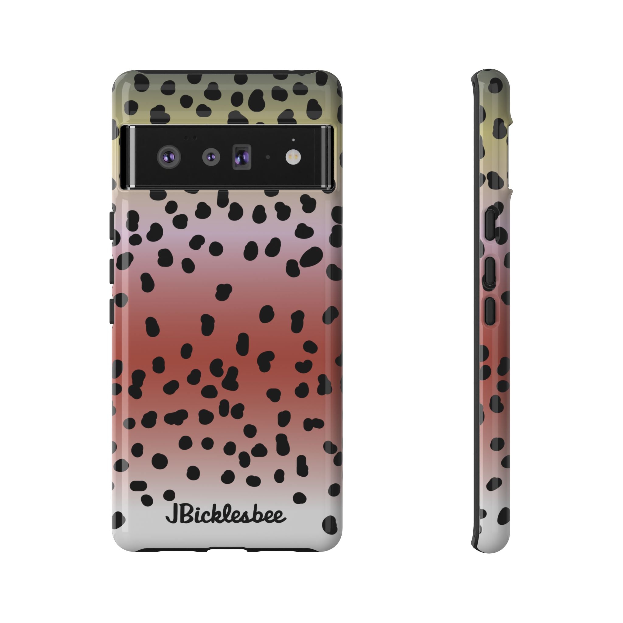 Rainbow Trout Pattern Pixel Tough Case