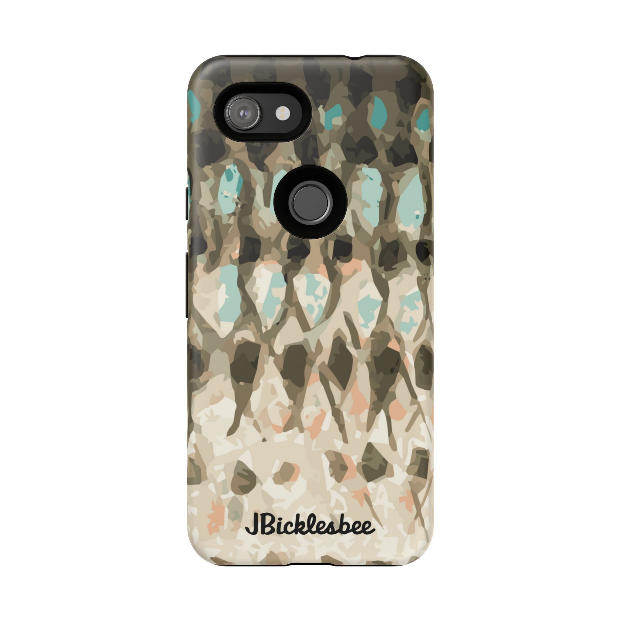 Striped Bass Rockfish Pattern Pixel Tough Case