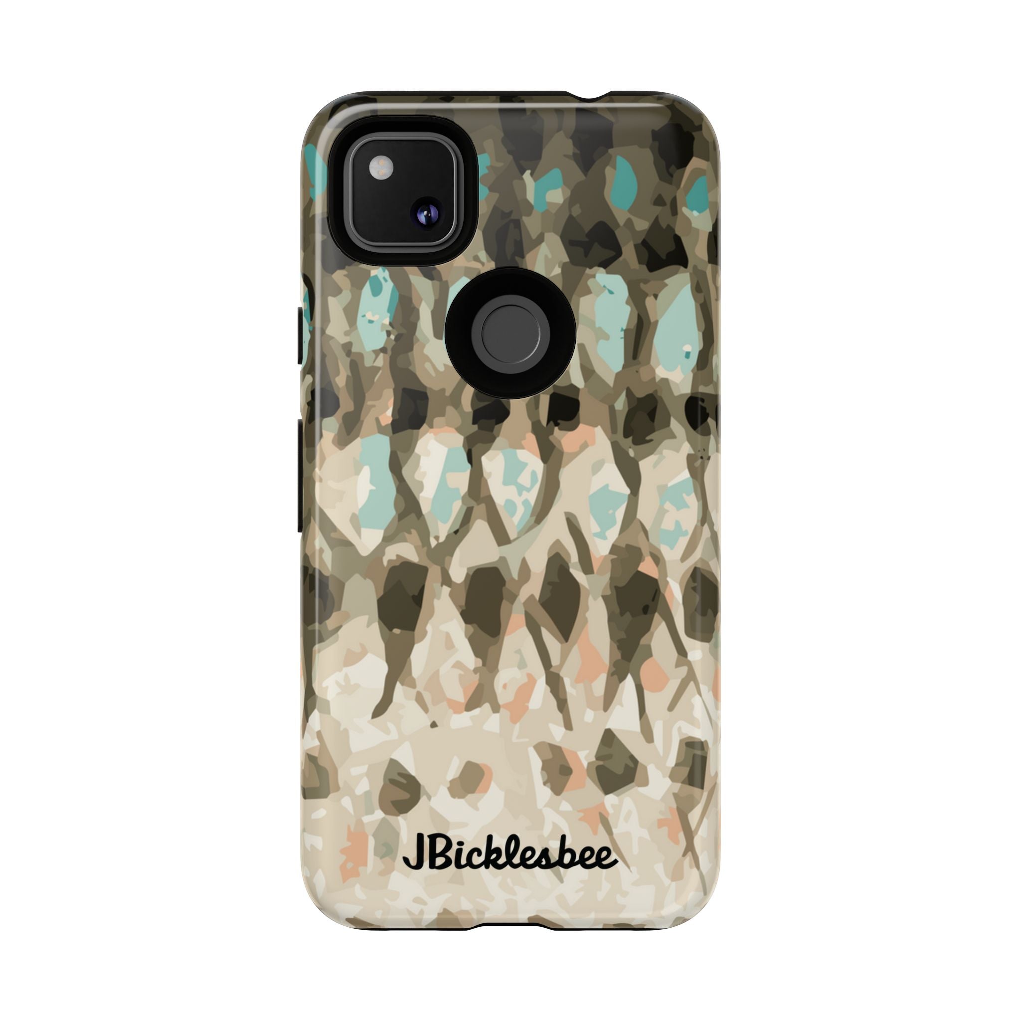 Striped Bass Rockfish Pattern Pixel Tough Case