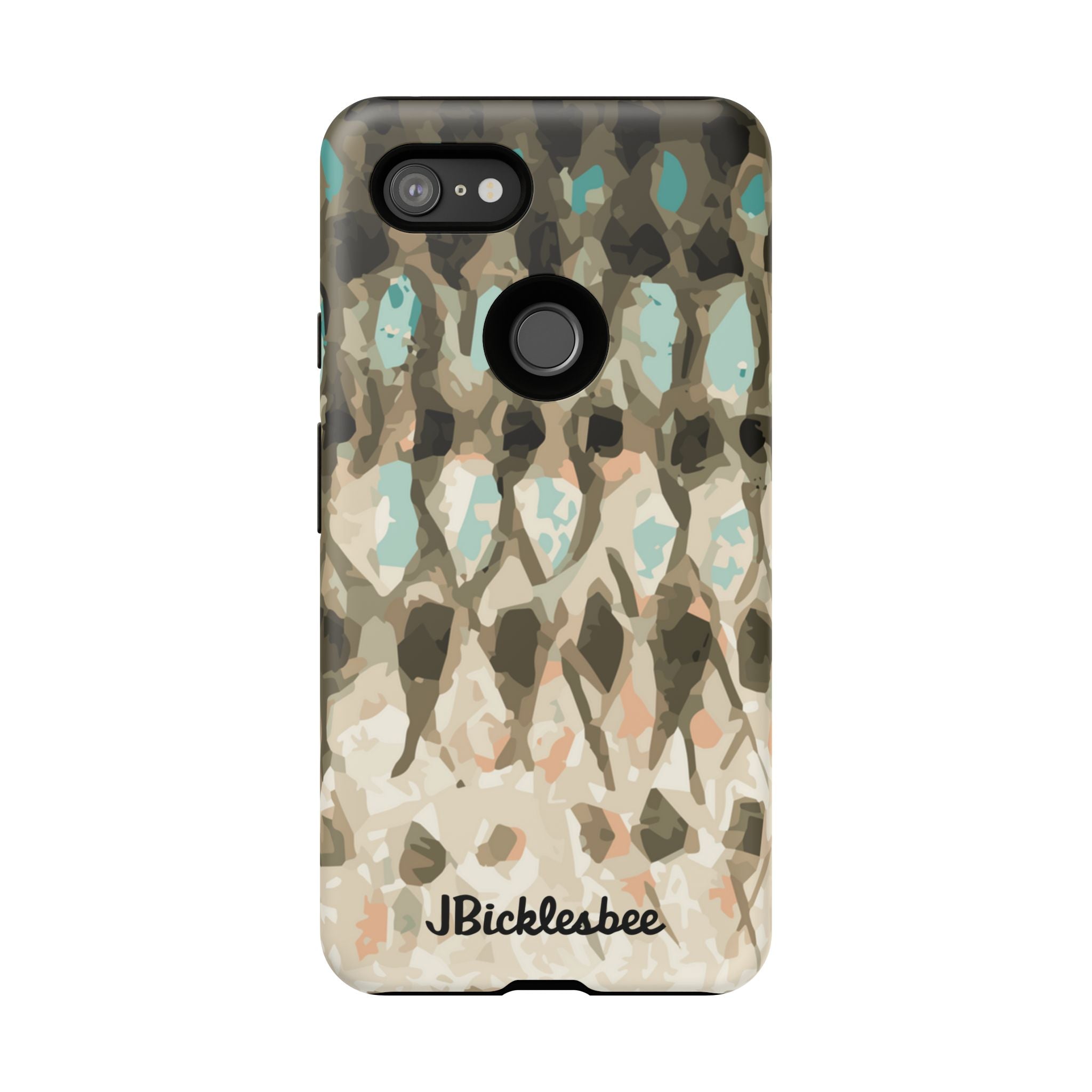 Striped Bass Rockfish Pattern Pixel Tough Case