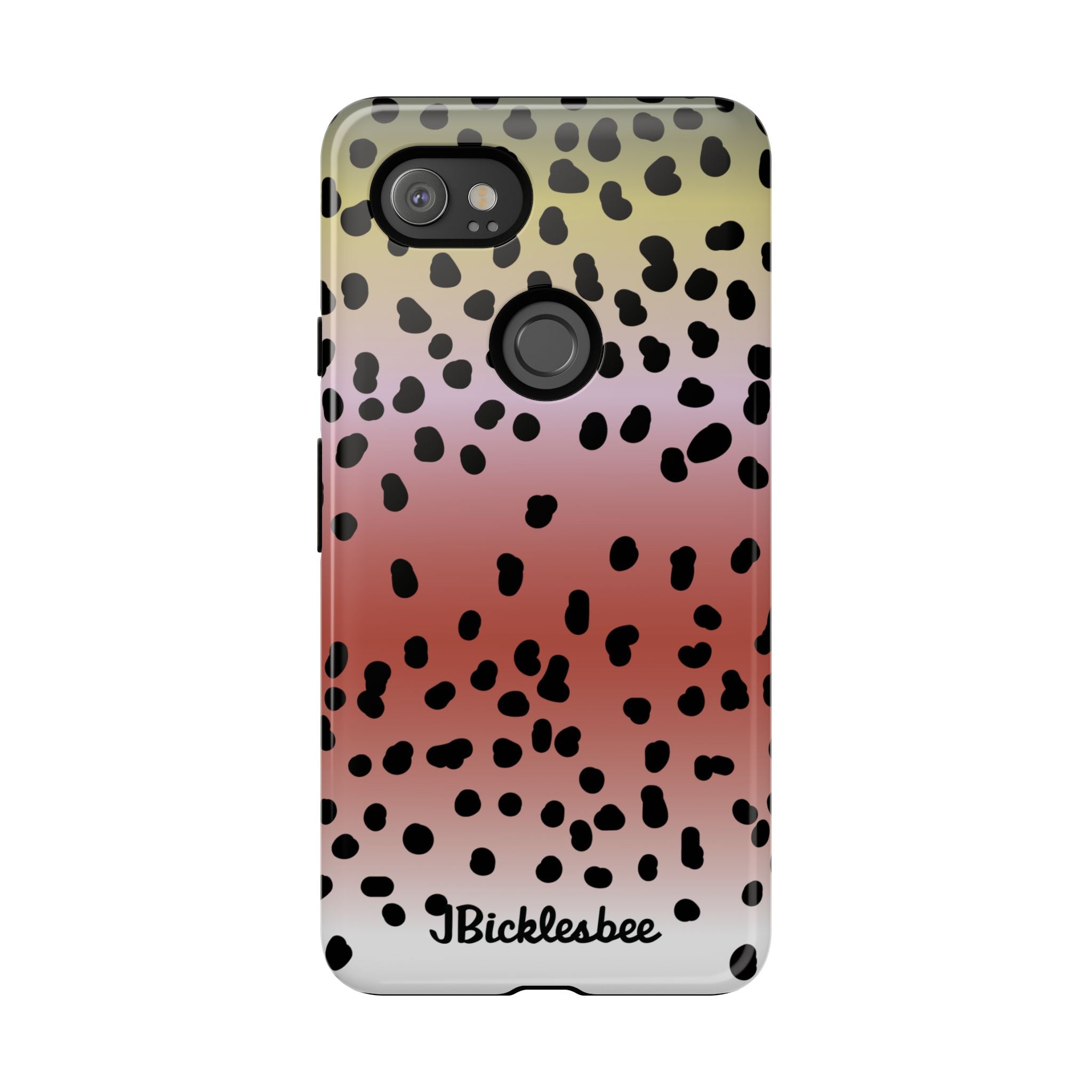 Rainbow Trout Pattern Pixel Tough Case