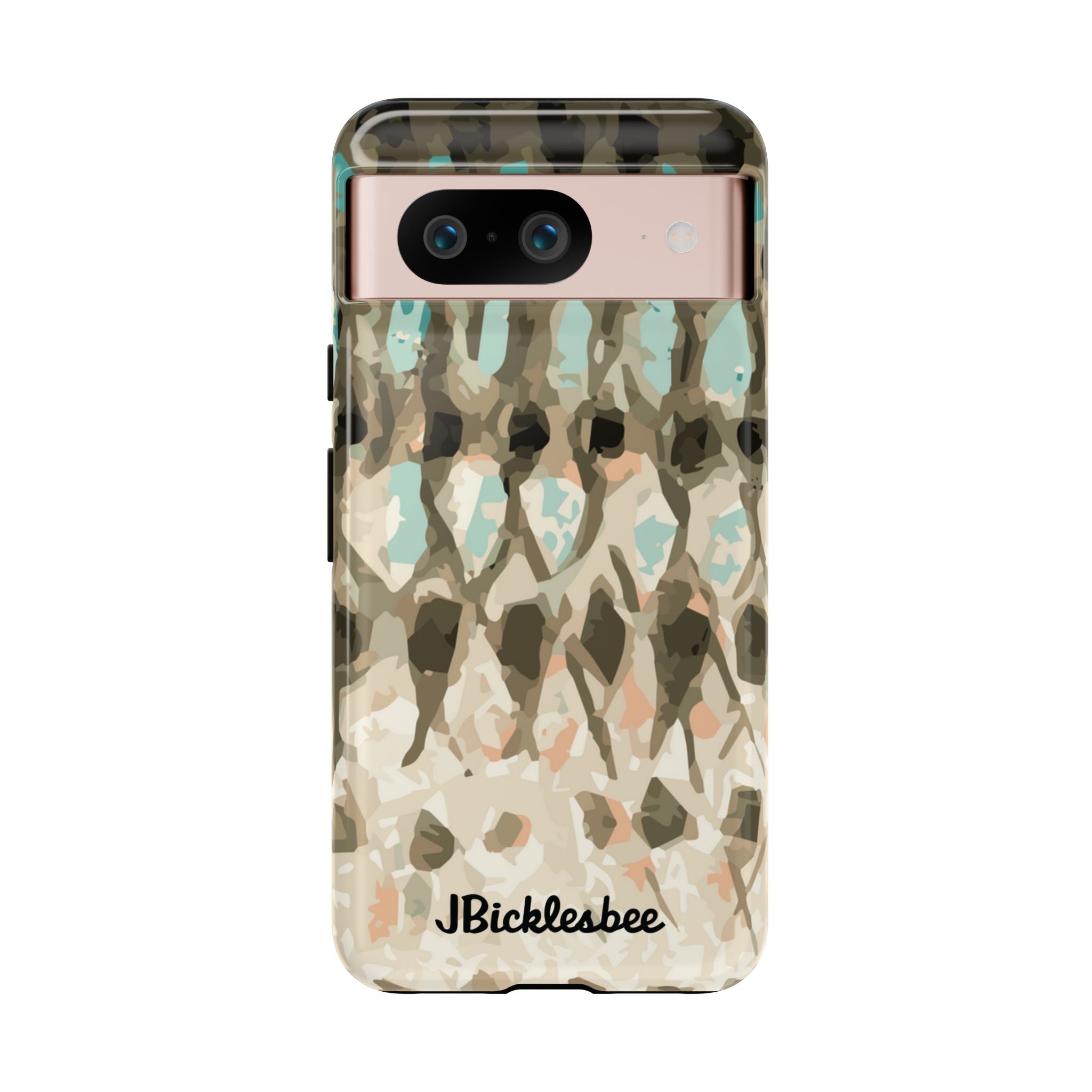 Striped Bass Rockfish Pattern Pixel Tough Case