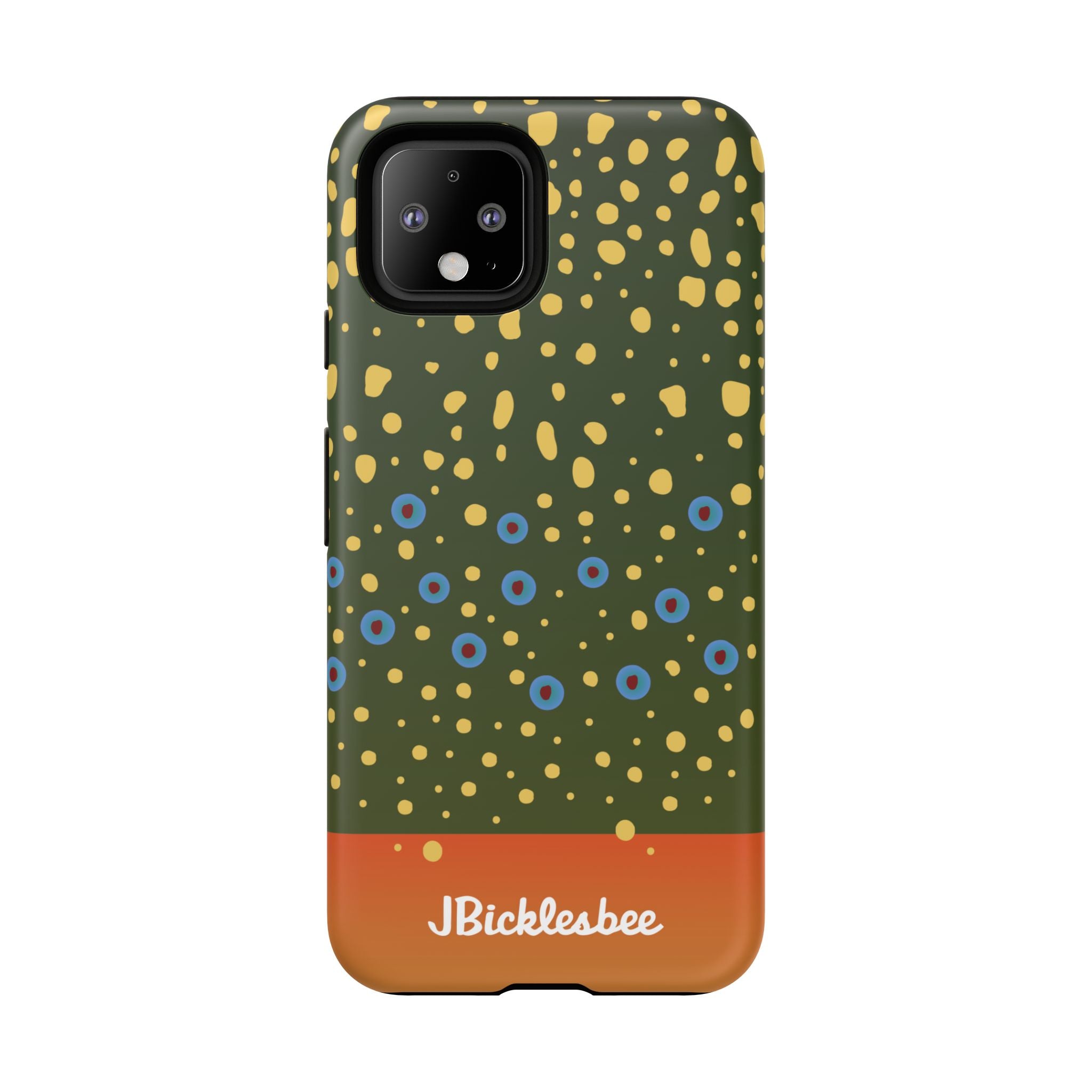 Brook Trout Pattern Pixel Tough Case