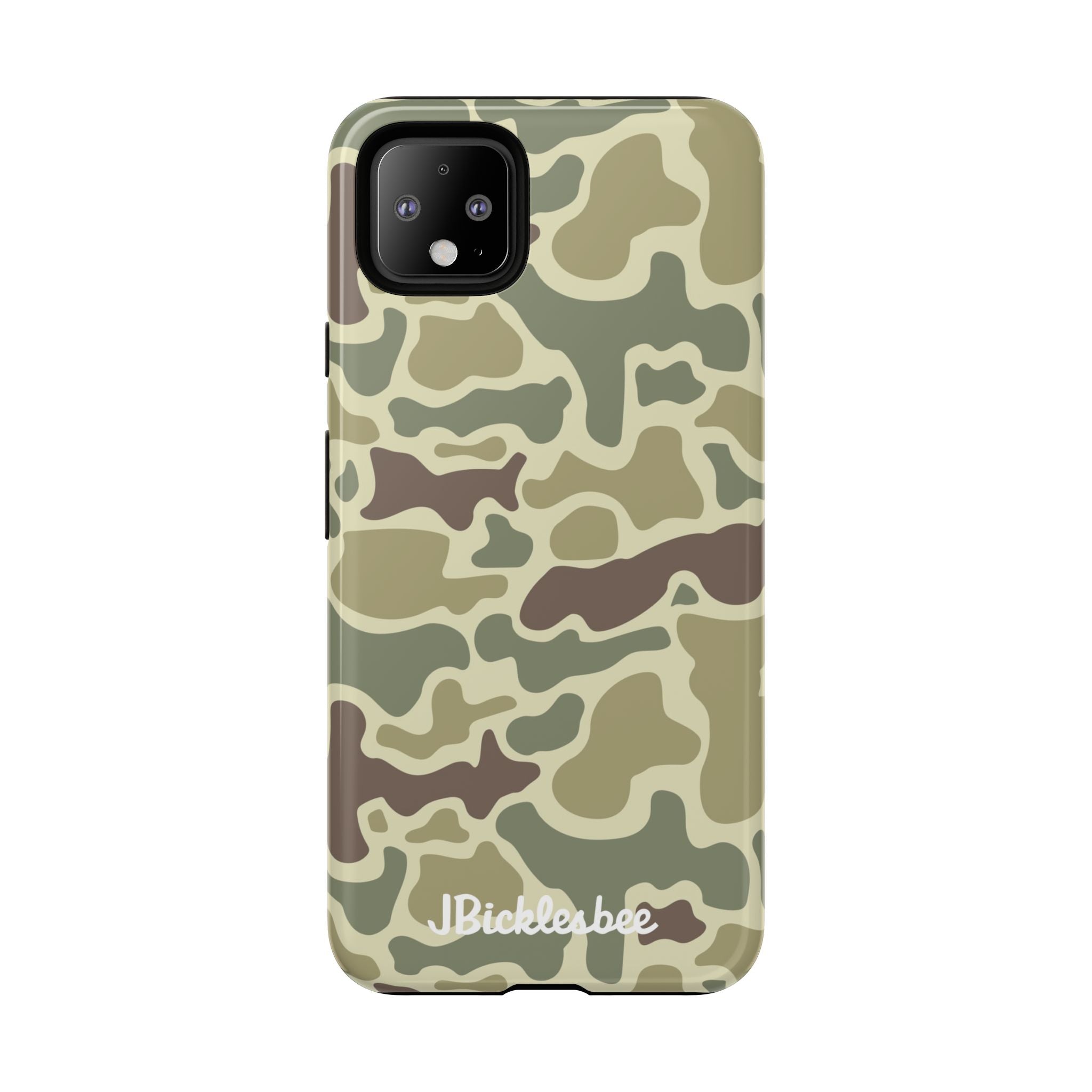 Retro Forest Duck Camo Pixel Tough Case