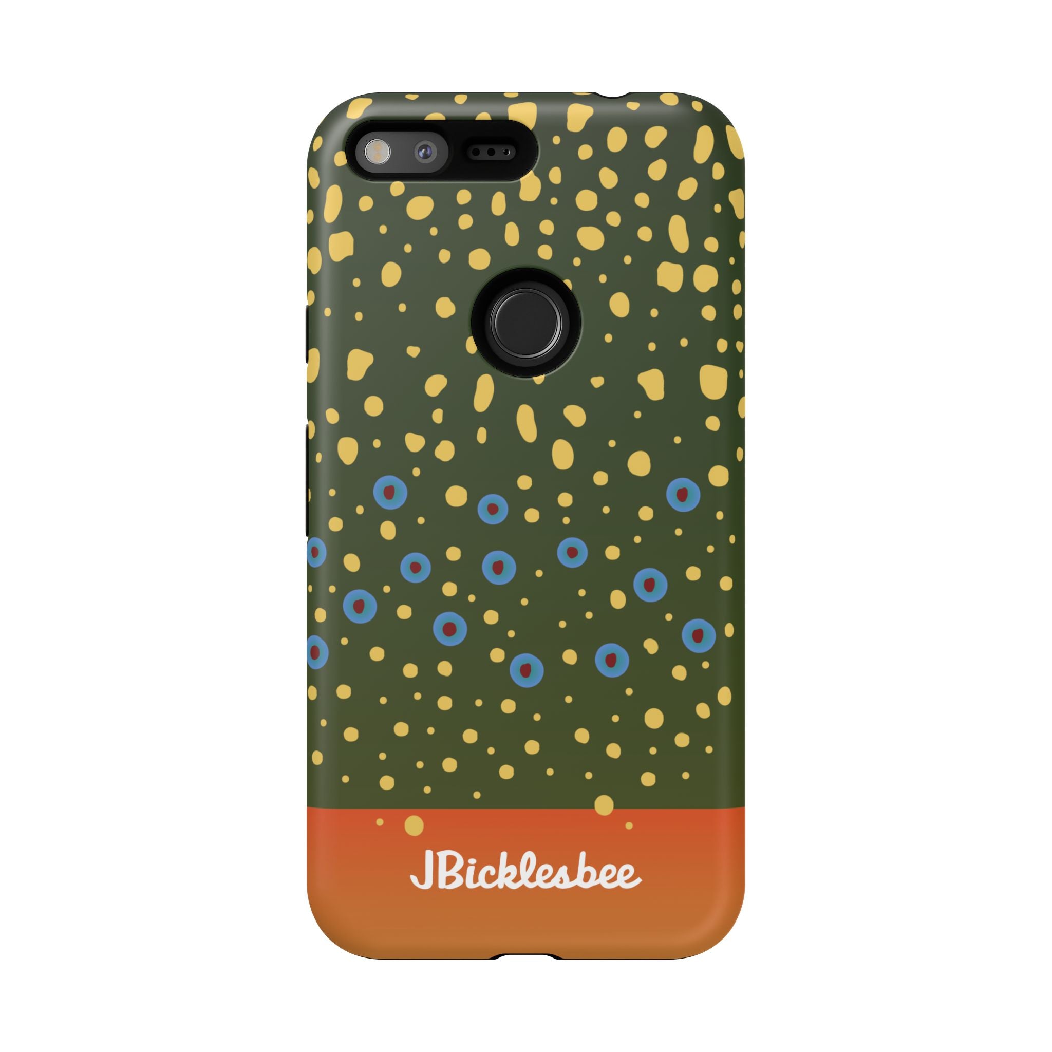 Brook Trout Pattern Pixel Tough Case