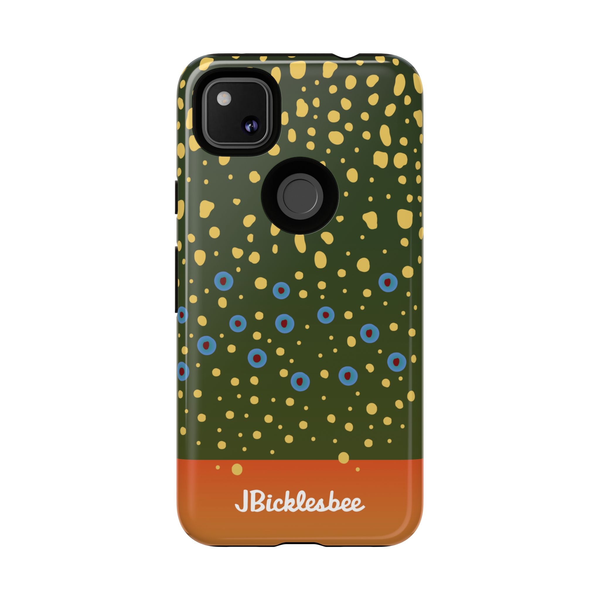 Brook Trout Pattern Pixel Tough Case