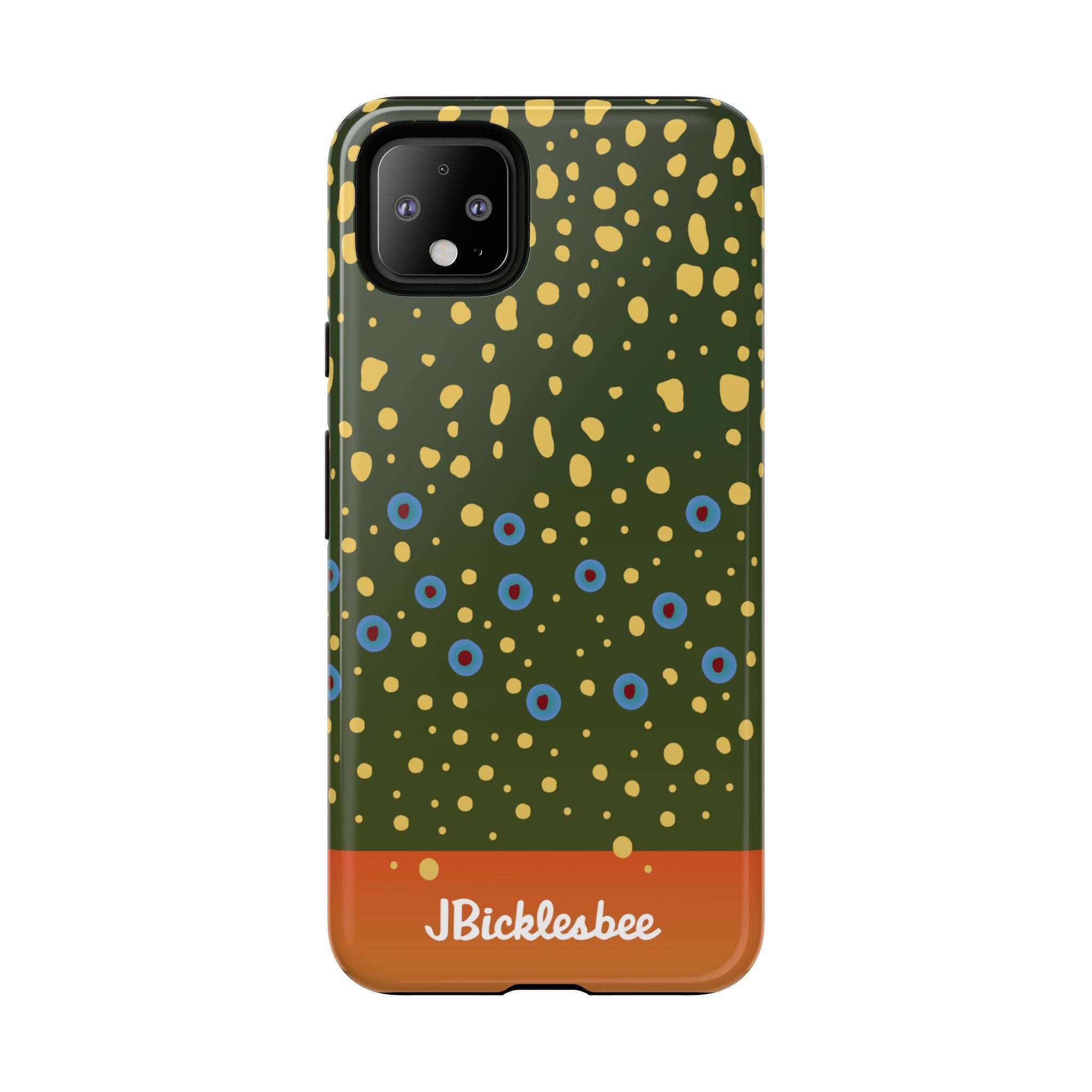 Brook Trout Pattern Pixel Tough Case