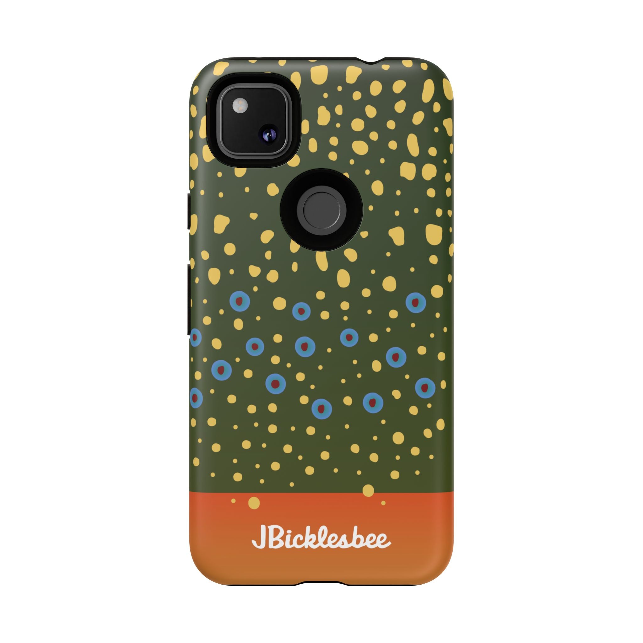 Brook Trout Pattern Pixel Tough Case