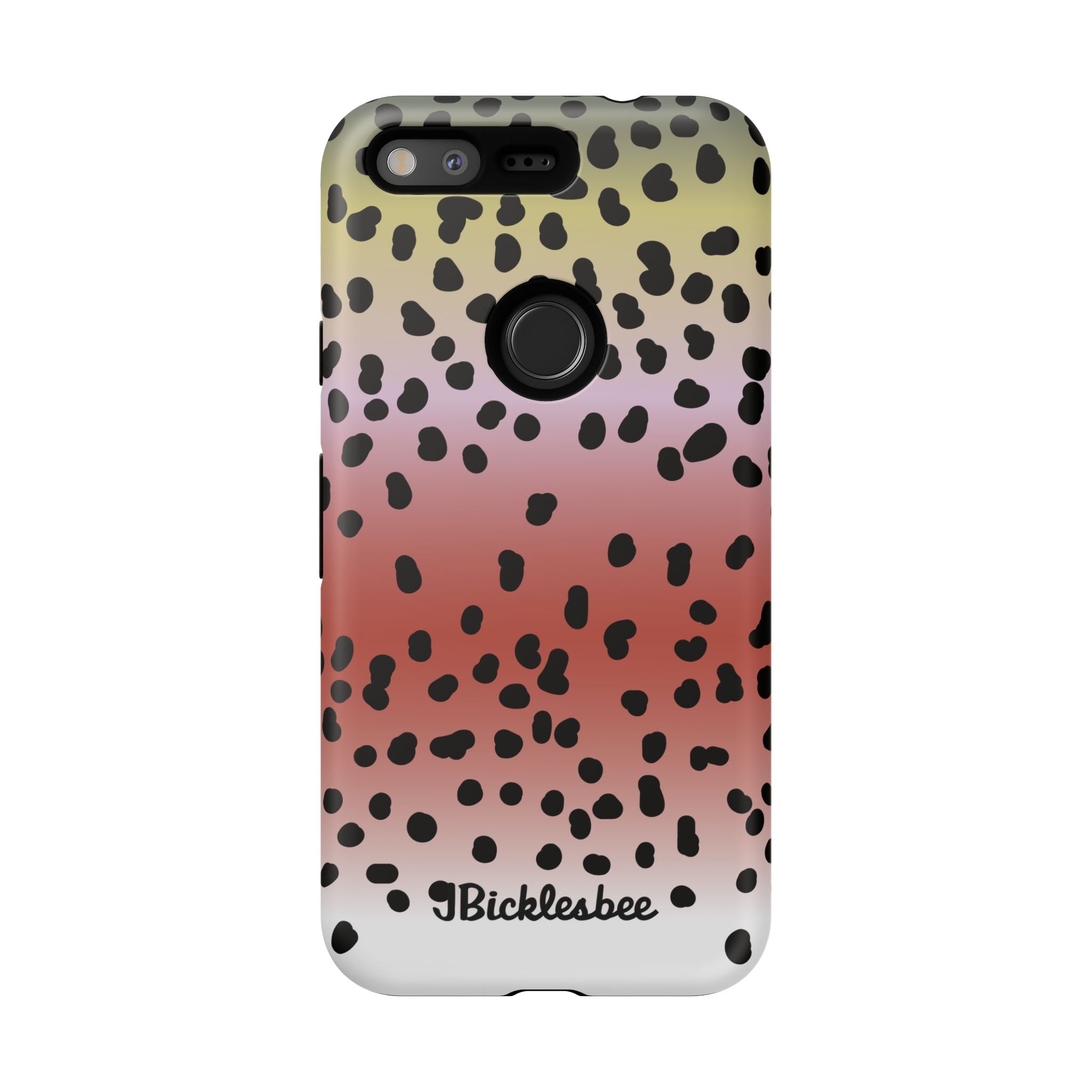 Rainbow Trout Pattern Pixel Tough Case