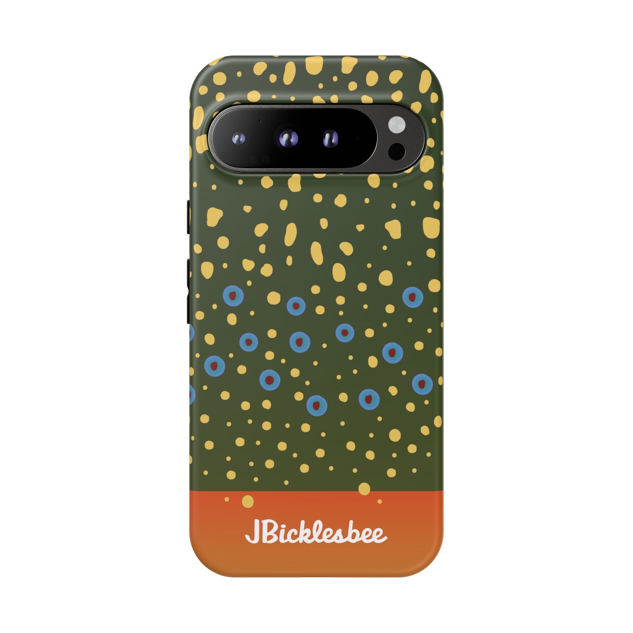 Brook Trout Pattern Pixel Tough Case