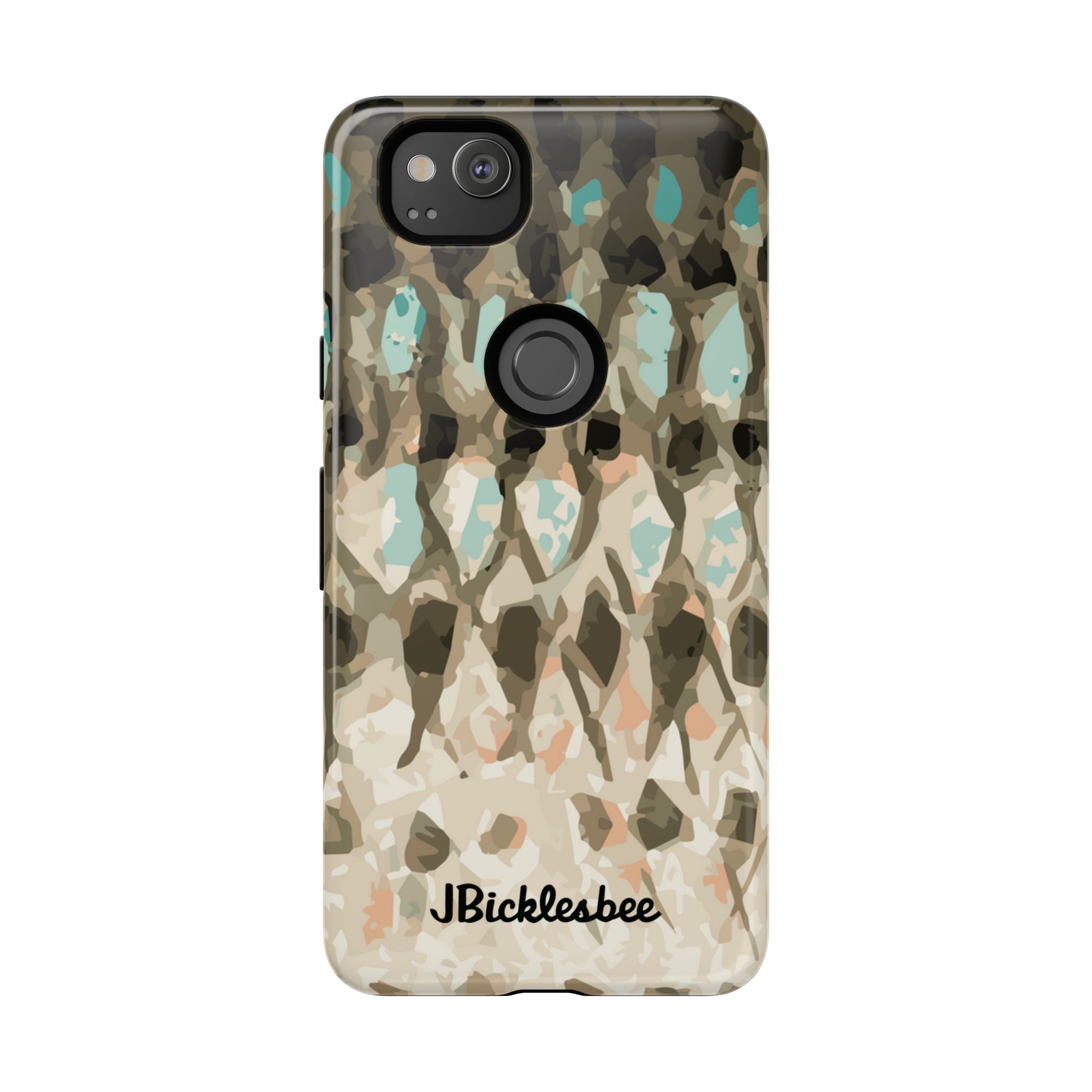 Striped Bass Rockfish Pattern Pixel Tough Case