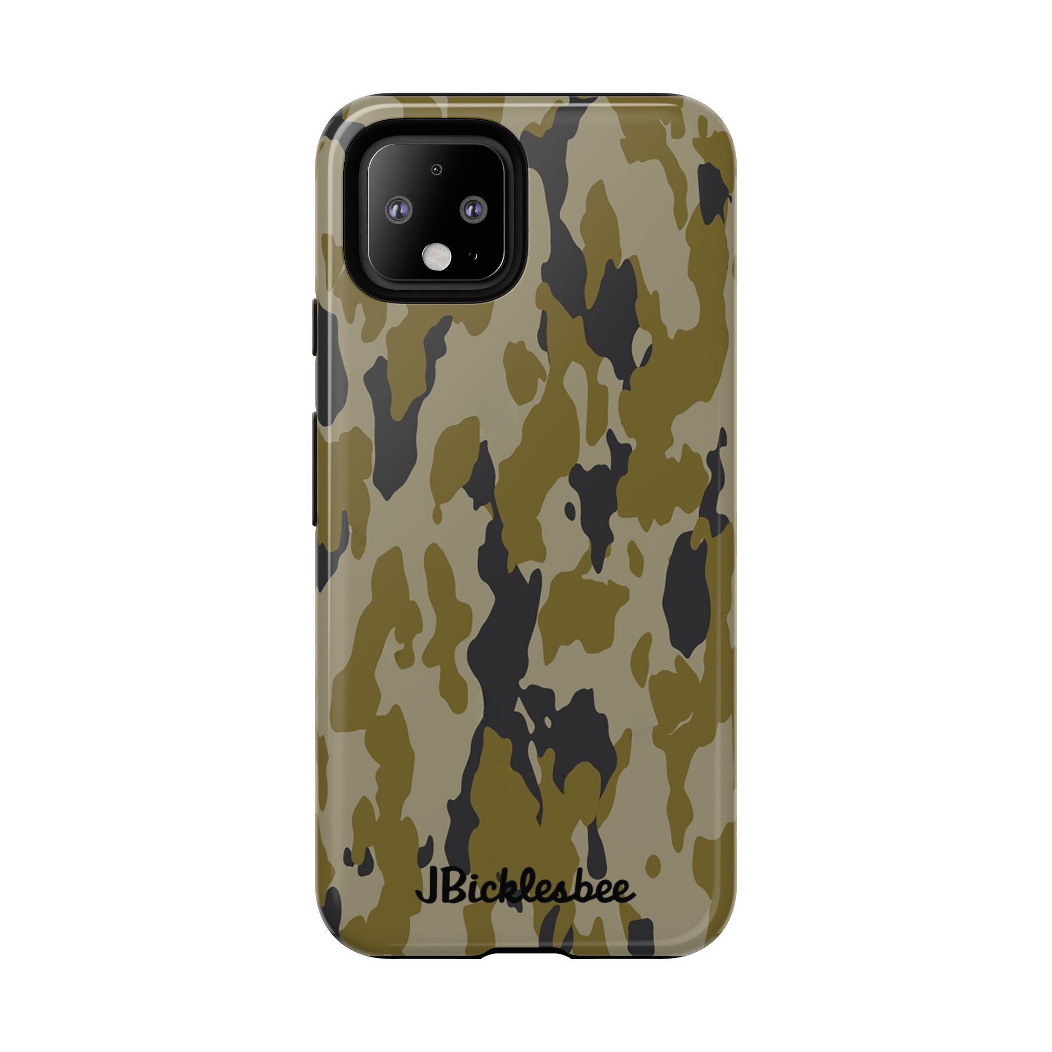 Retro Bark Camo Pixel Tough Case