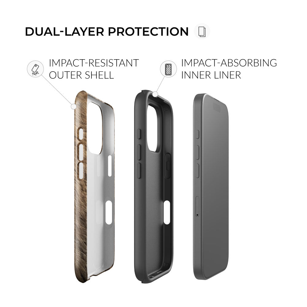 dual-layer protection Buffalo Hunter iPhone Tough Case