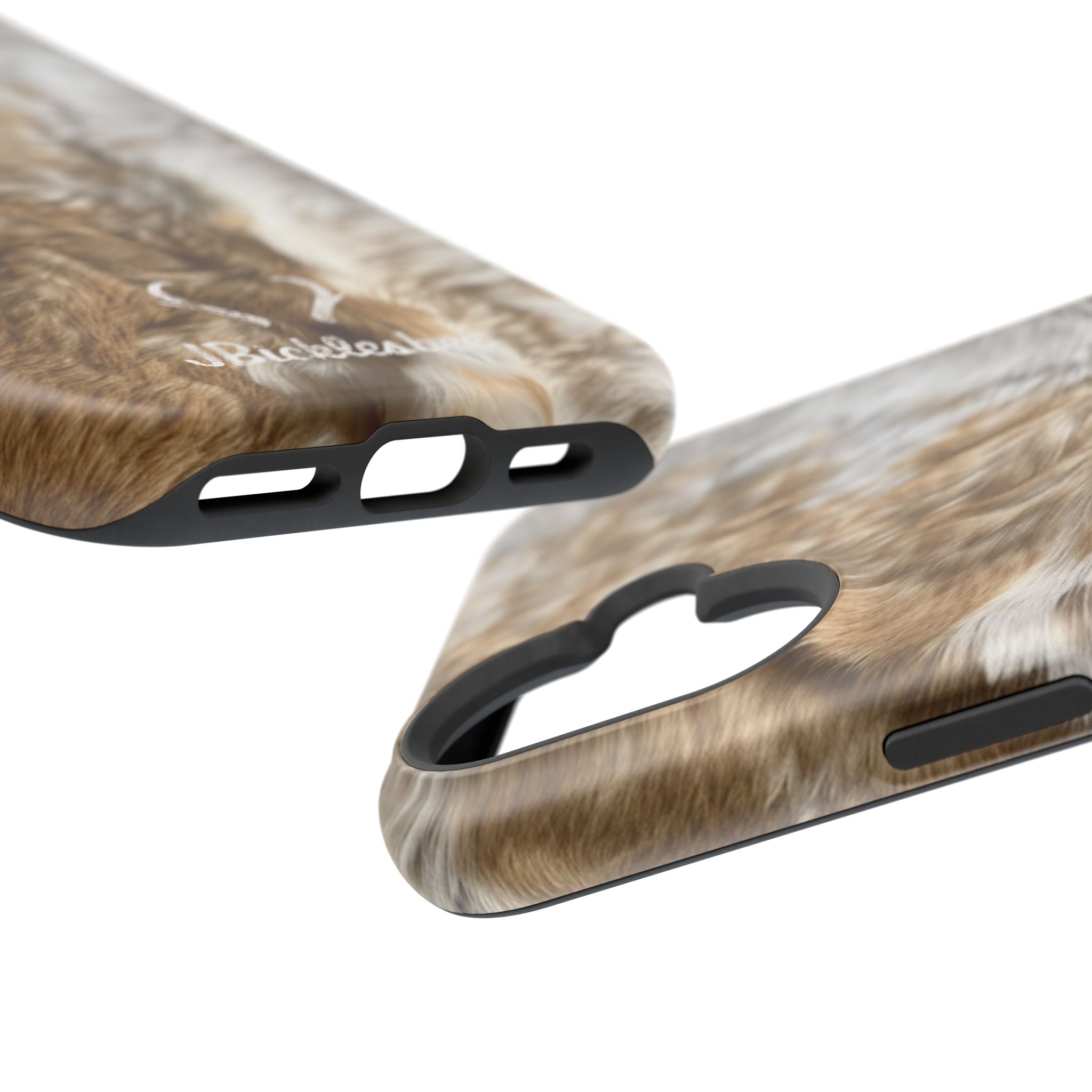 The Pronghorn Hunter MagSafe iPhone Case close up on ports