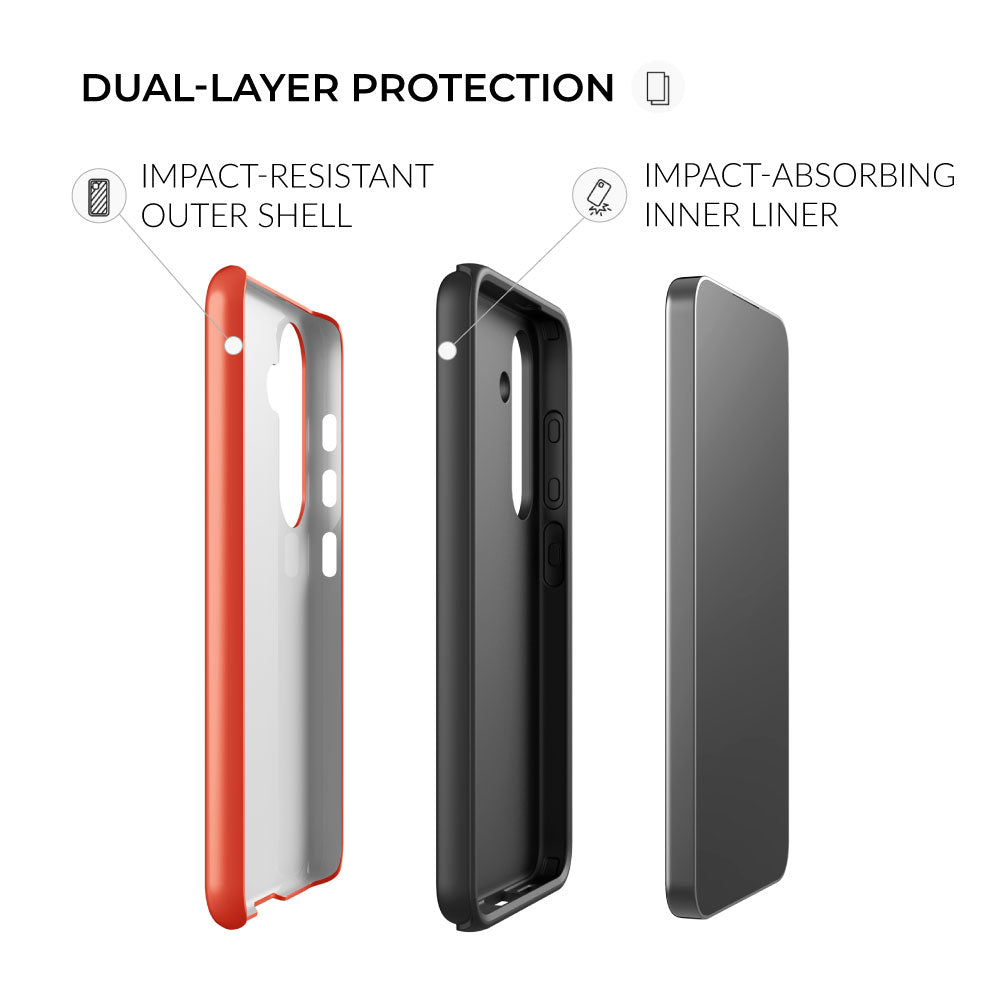 dual-layer protection Blaze Orange Hunter Samsung Tough Case