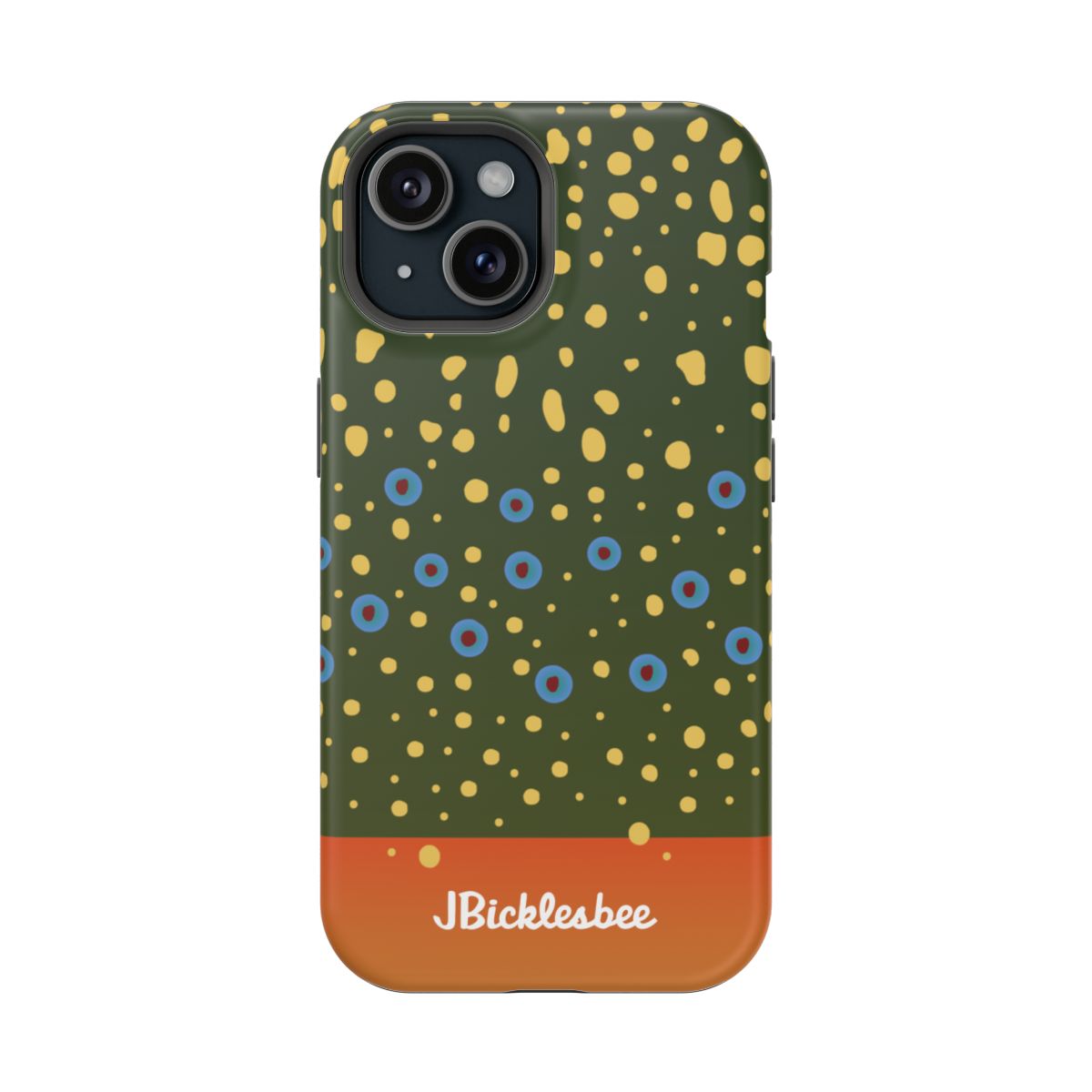 Brook Trout Pattern MagSafe iPhone Case