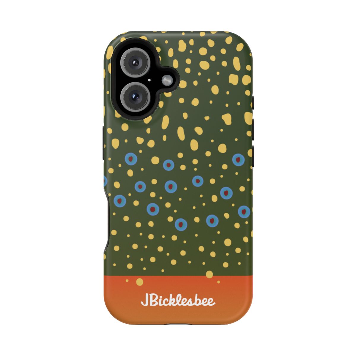 Brook Trout Pattern MagSafe iPhone Case