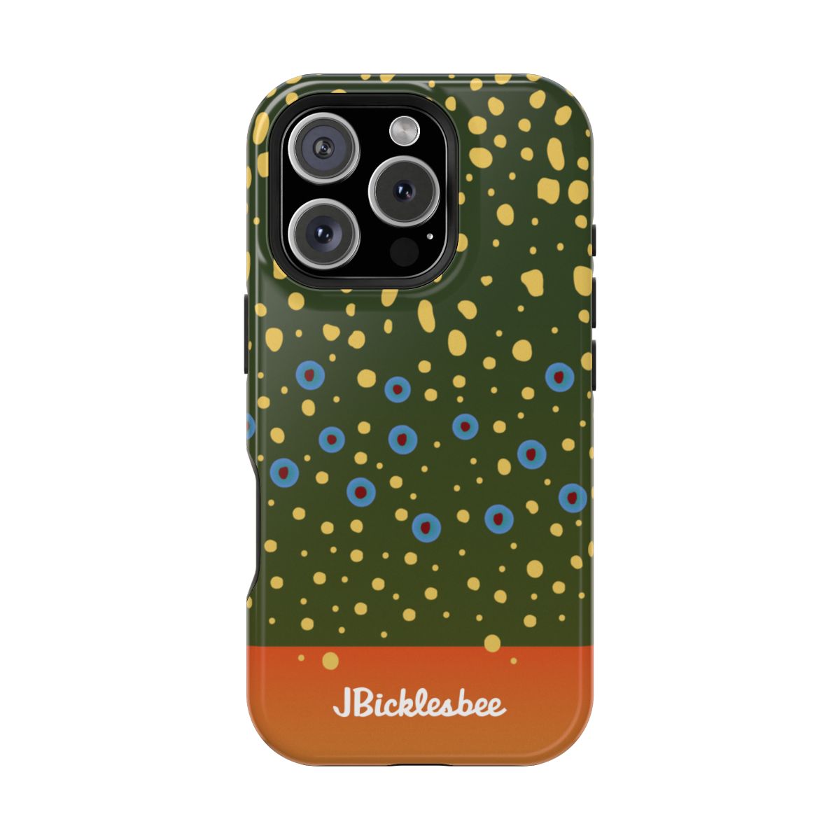 Brook Trout Pattern MagSafe iPhone Case