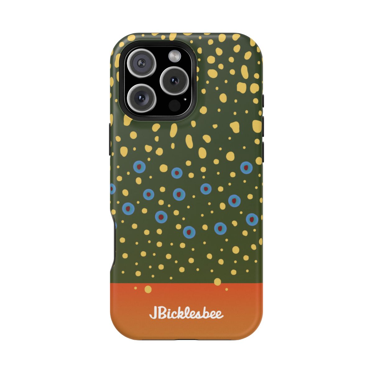 Brook Trout Pattern MagSafe iPhone Case