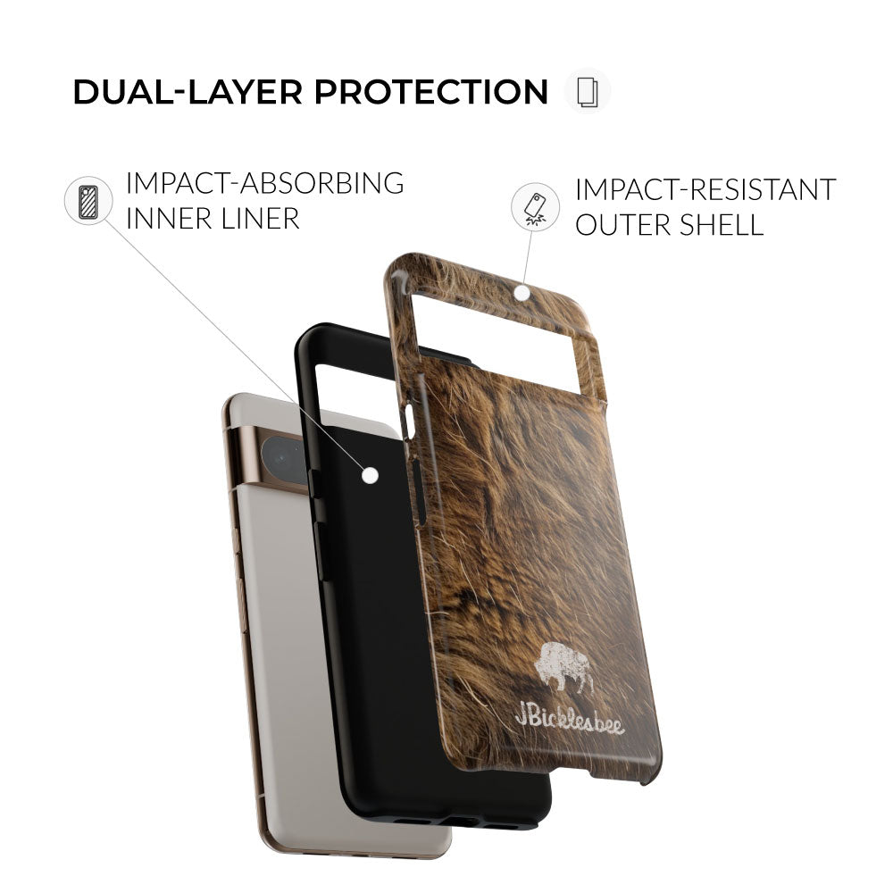 dual-layer protection Buffalo Hunter Pixel Tough Case