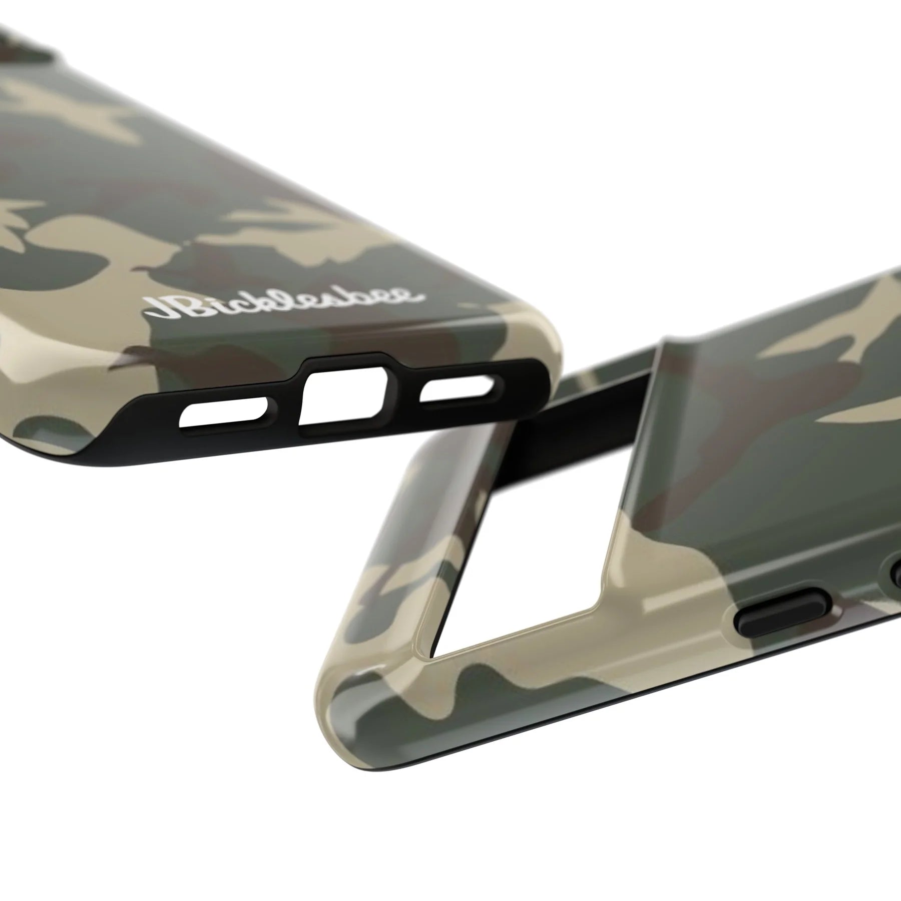 close up on ports Duck Hunter Camo Pixel Tough Case