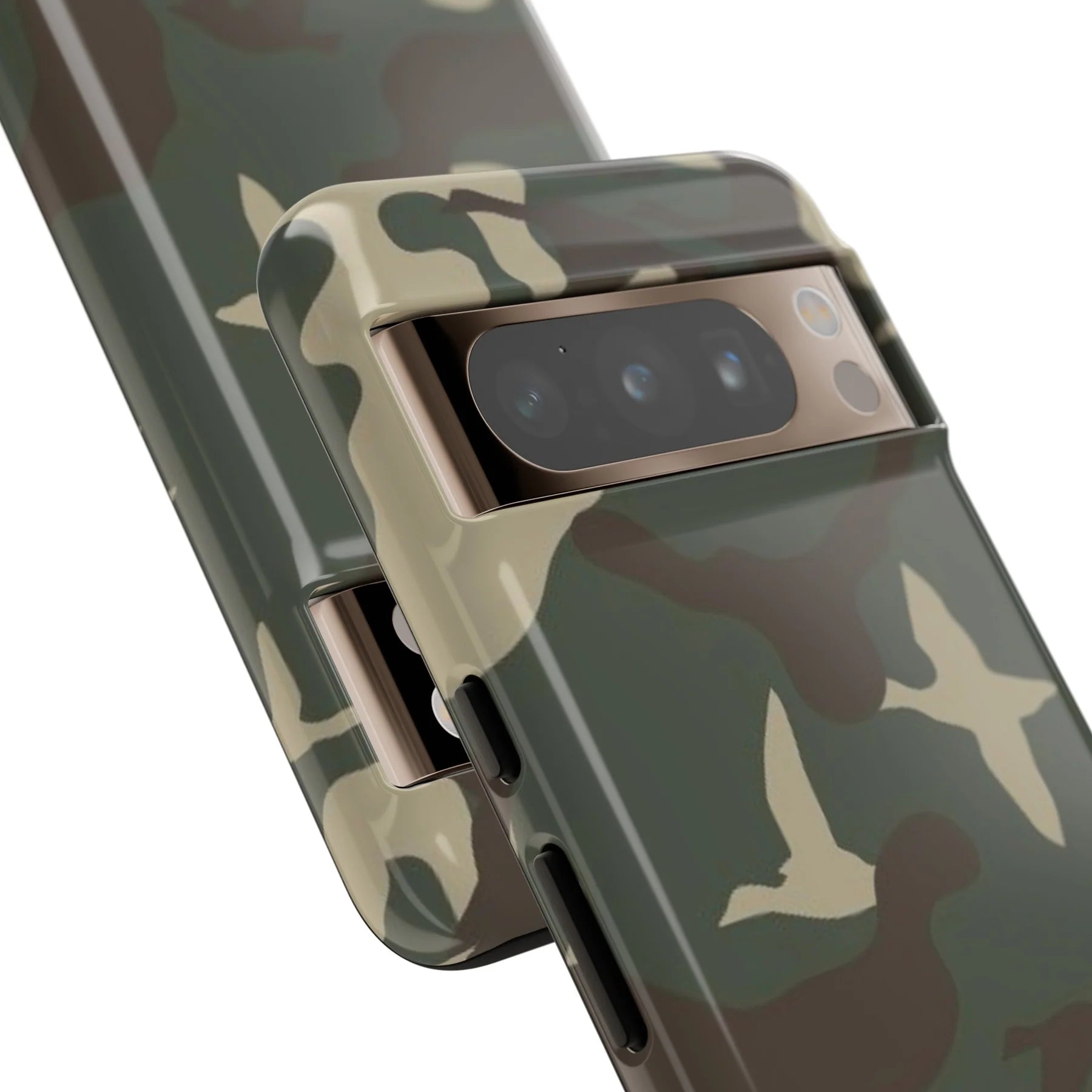 close up on camera Duck Hunter Camo Pixel Tough Case