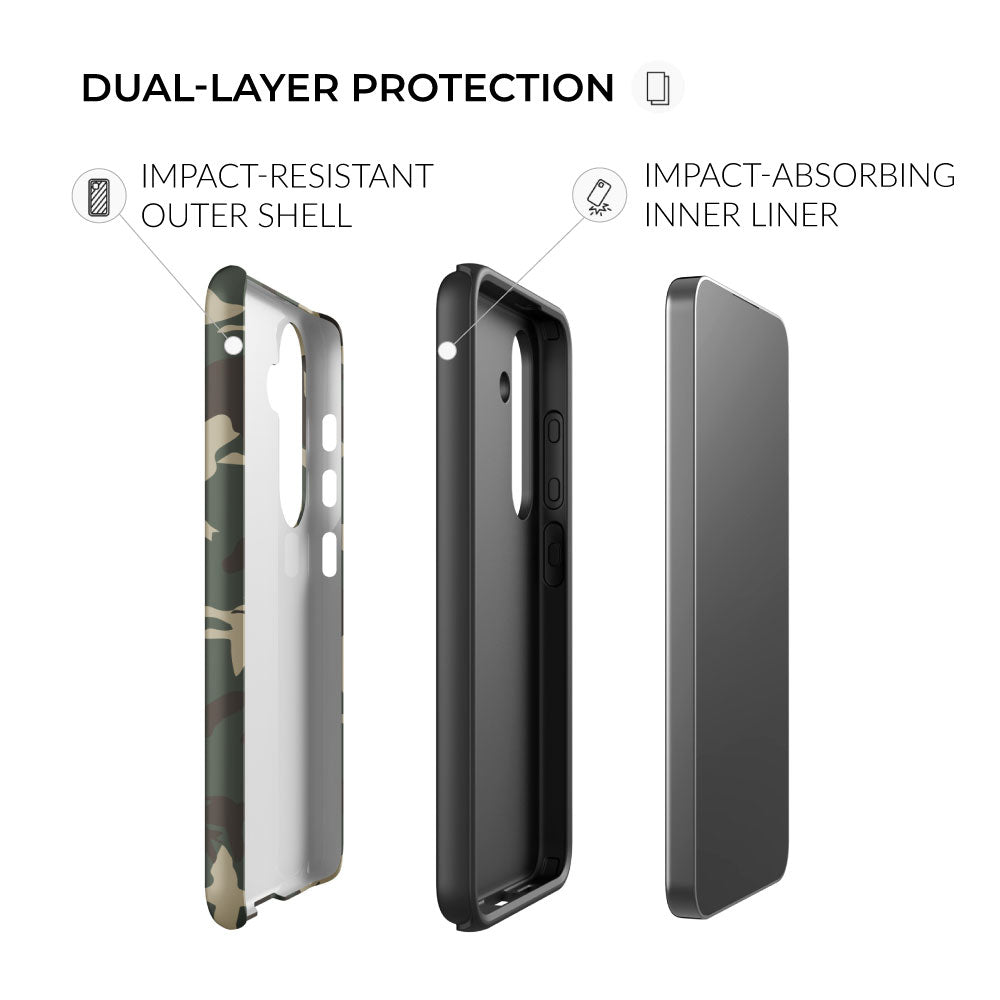 dual-layer protection Duck Hunter Camo Samsung Tough Case